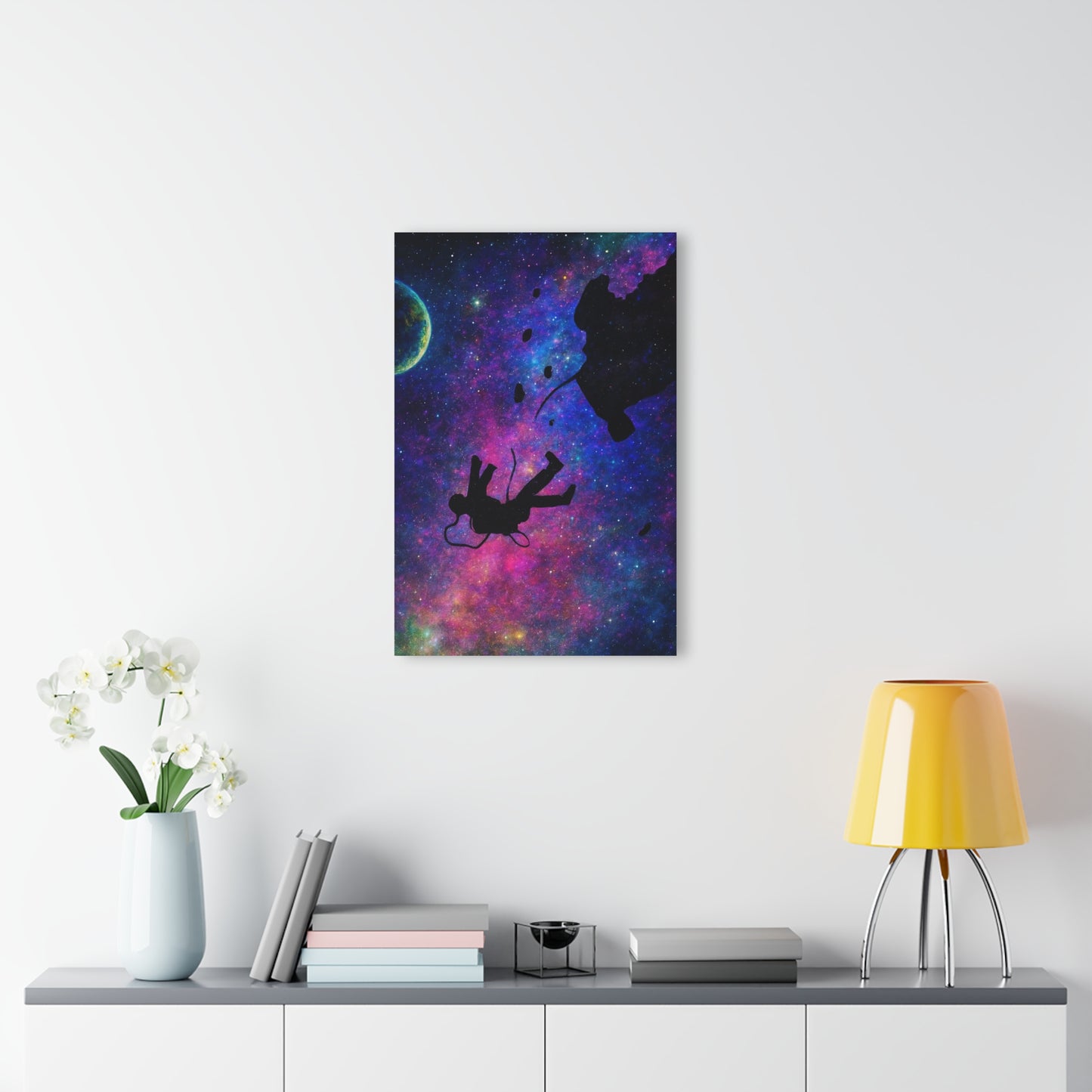 Cosmic Acrylic Print Wall Art, Space Decor, Astronaut Artwork, Galaxy Prints, Gifts for Space Lovers