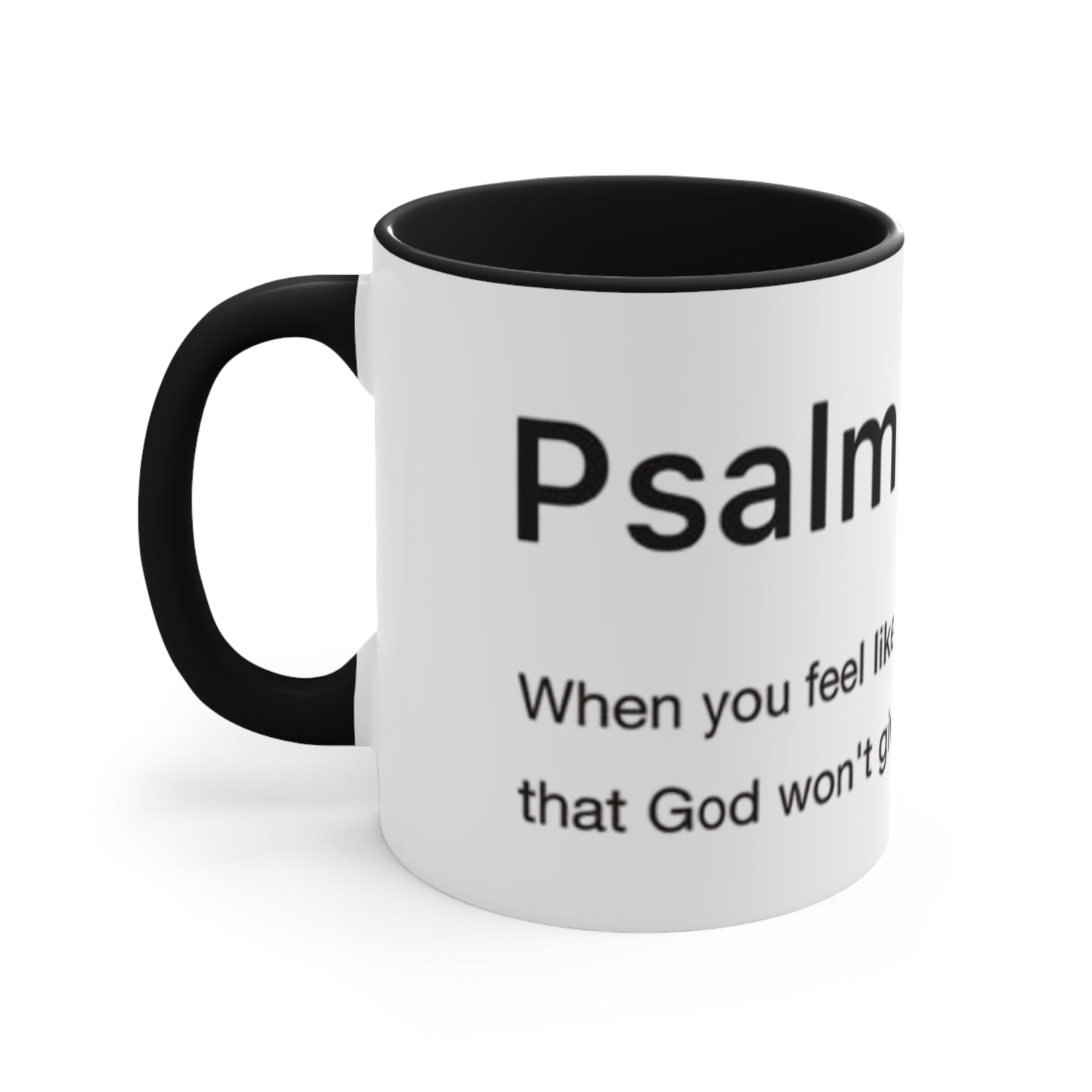 Inspirational Psalms Mug, Coffee Cup Motivational Gift, Christian Tea Mug, Faith-Based Home Decor, Encouraging Psalm 86:13