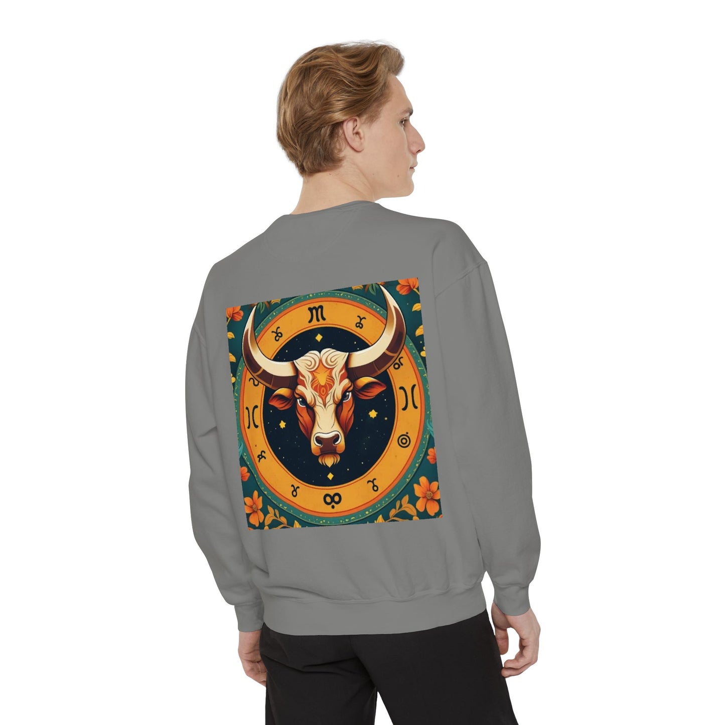 Taurus Astrological sign Unisex Garment-Dyed Sweatshirt