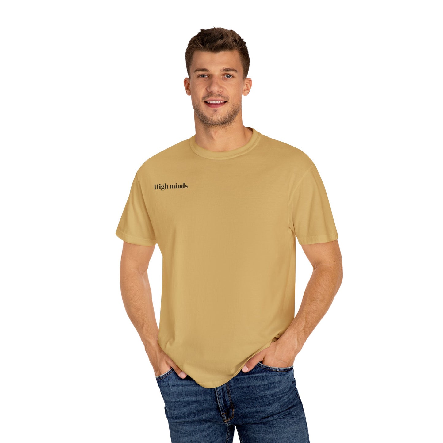 Unisex High Minds Deep Vibes T-shirt, Graphic Tee, Casual Wear, Gift for Friends, Festival Shirt, Relaxed Style