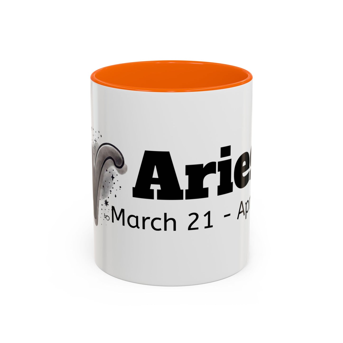Aries Accent Coffee Mug | Astrology Gift for March Birthdays | Zodiac Lover's Cup | Coffee Lovers Mug | Personalized Aries Mug