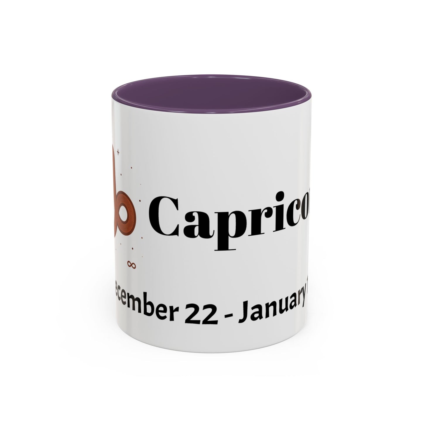 Capricorn Zodiac sign Accent Coffee Mug, Zodiac Gift, Astrology Mug, Horoscope Decor, Perfect for Birthdays & Holidays