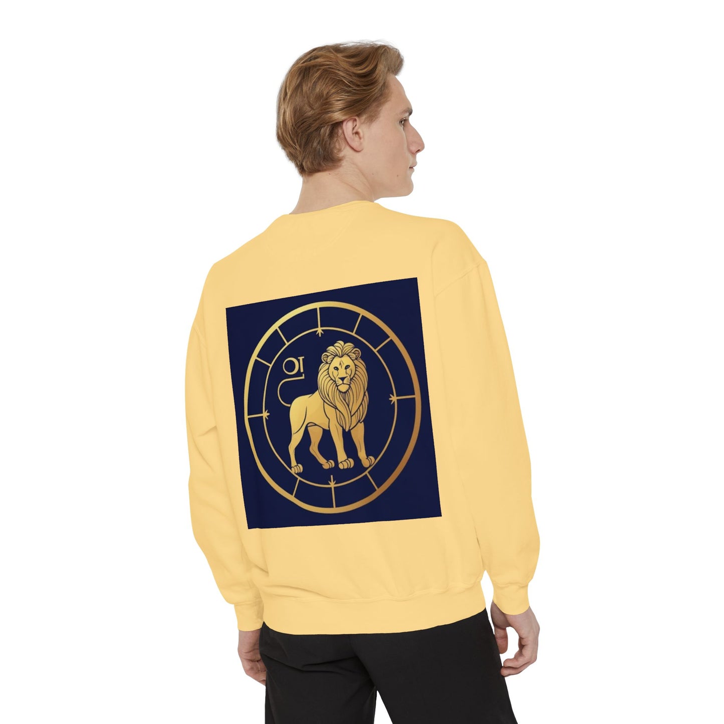Leo astrological sign Unisex Garment-Dyed Sweatshirt