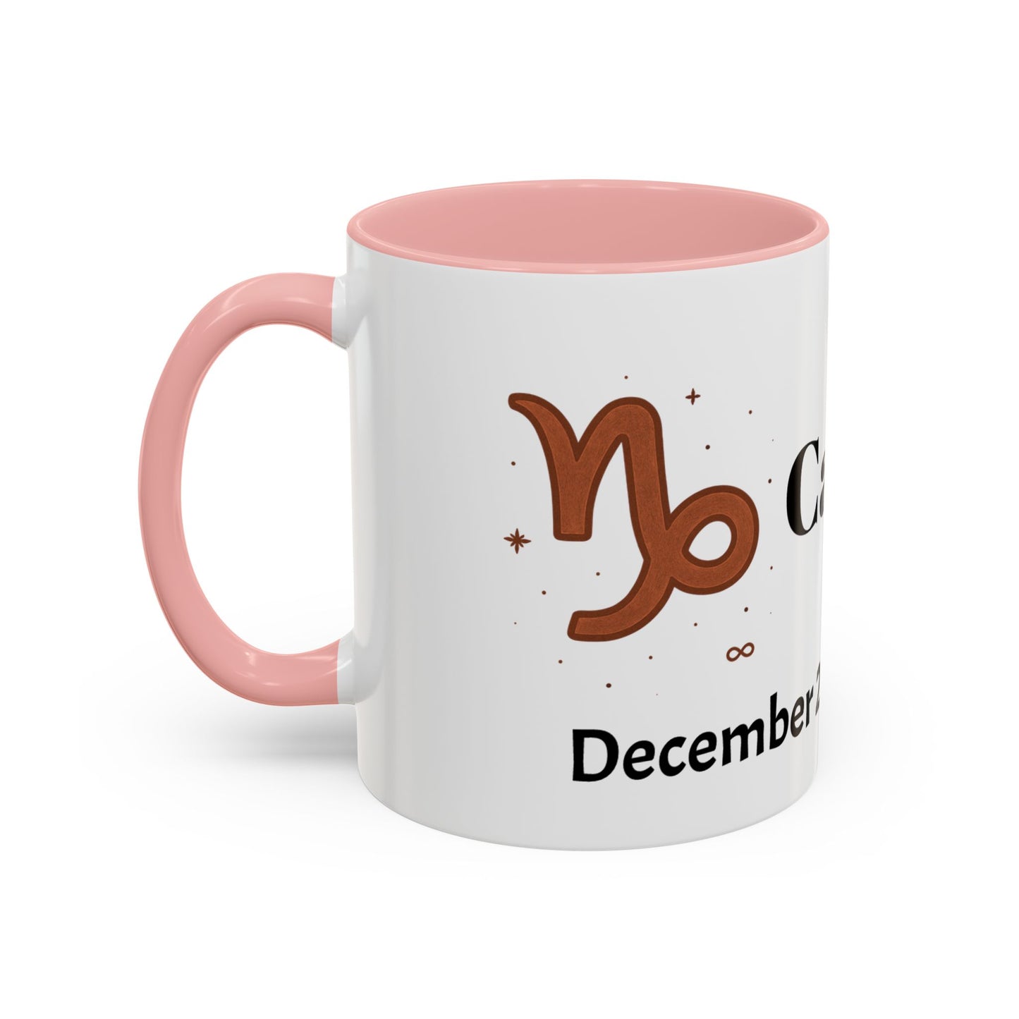Capricorn Zodiac sign Accent Coffee Mug, Zodiac Gift, Astrology Mug, Horoscope Decor, Perfect for Birthdays & Holidays