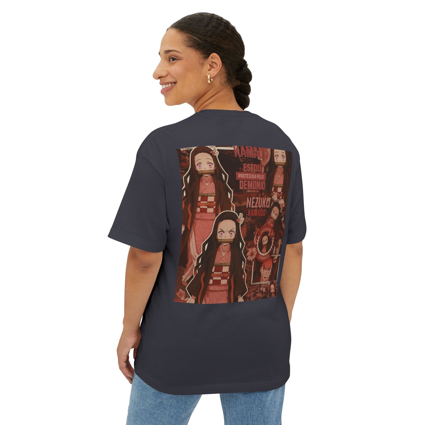Demon Slayer Unisex Oversized Tee, Anime T-Shirt, Gift for Fans, Cosplay Apparel, Casual Streetwear, Perfect for Conventions