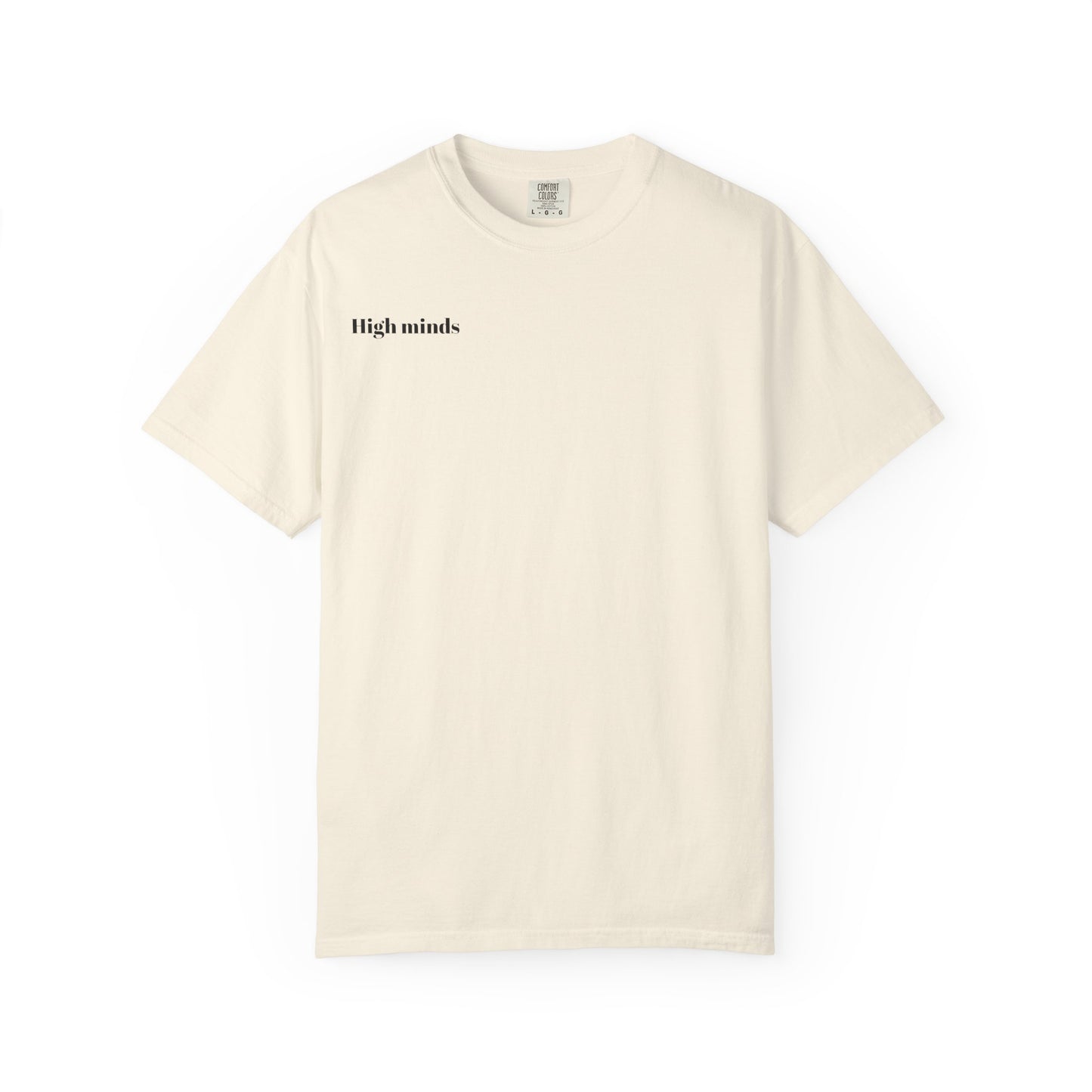 Unisex High Minds Deep Vibes T-shirt, Graphic Tee, Casual Wear, Gift for Friends, Festival Shirt, Relaxed Style