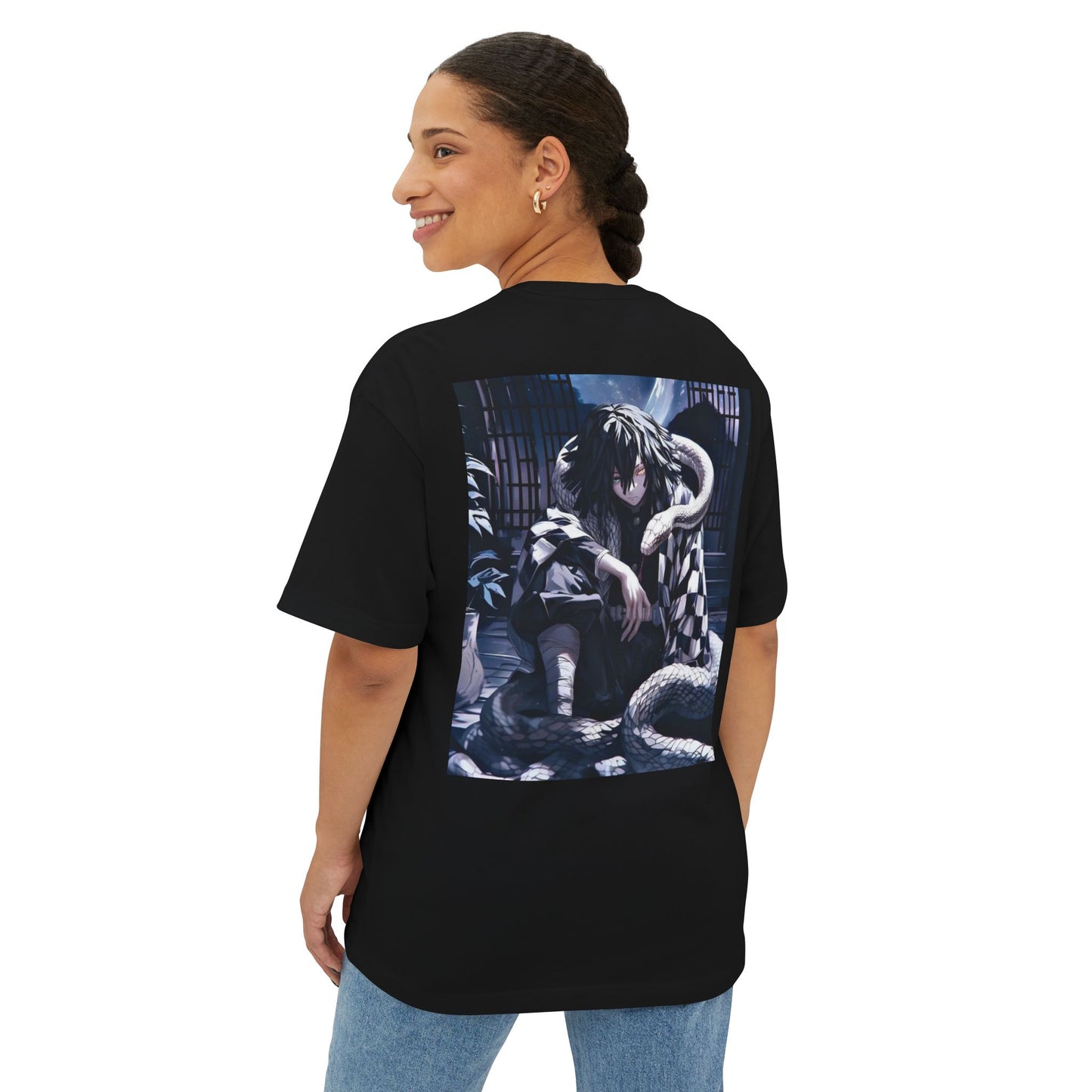 Demon Slayer Unisex Oversized Tee, Anime Fan Shirt, Graphic Tee, Gift for Otaku, Cool Casual Wear, Birthday Present, Comfy Top