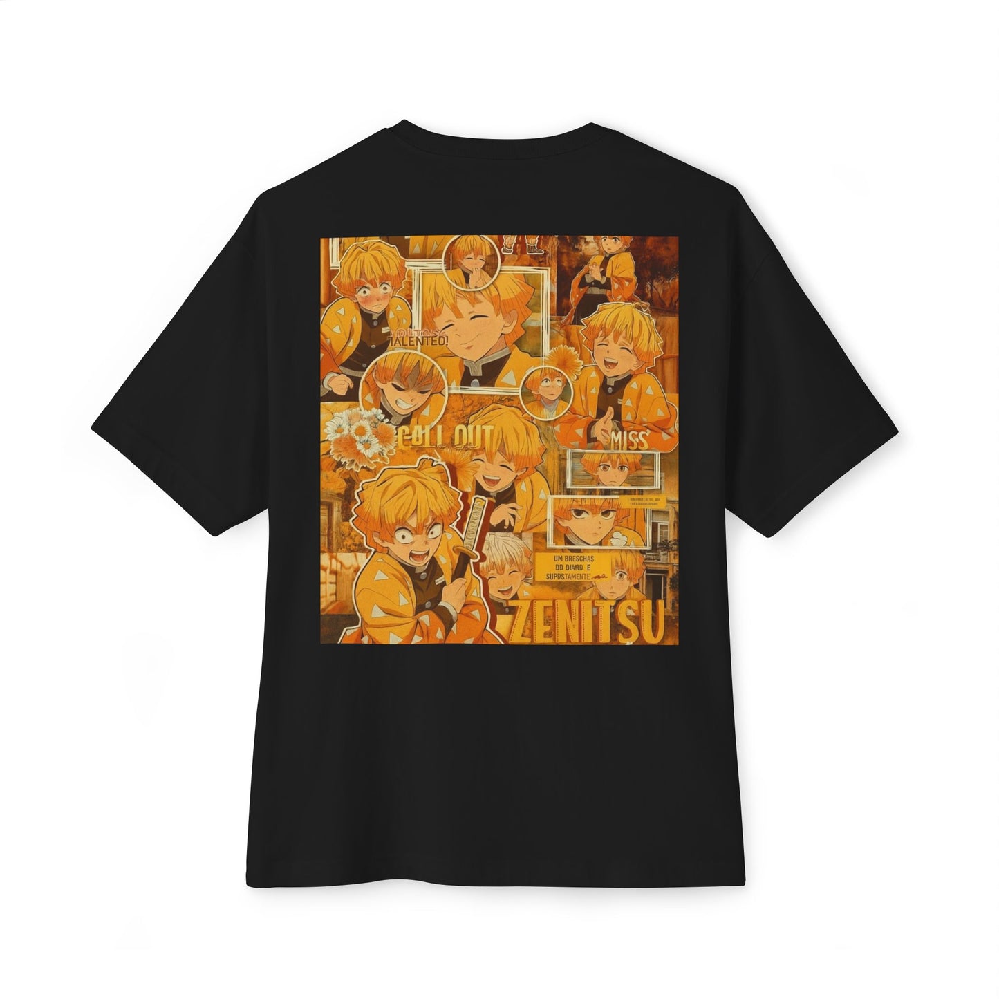 Demon Slayer Unisex Oversized Boxy Tee - Anime Merch, Comfortable Streetwear, Gift for Fans, Cosplay Outfit, Casual Wear