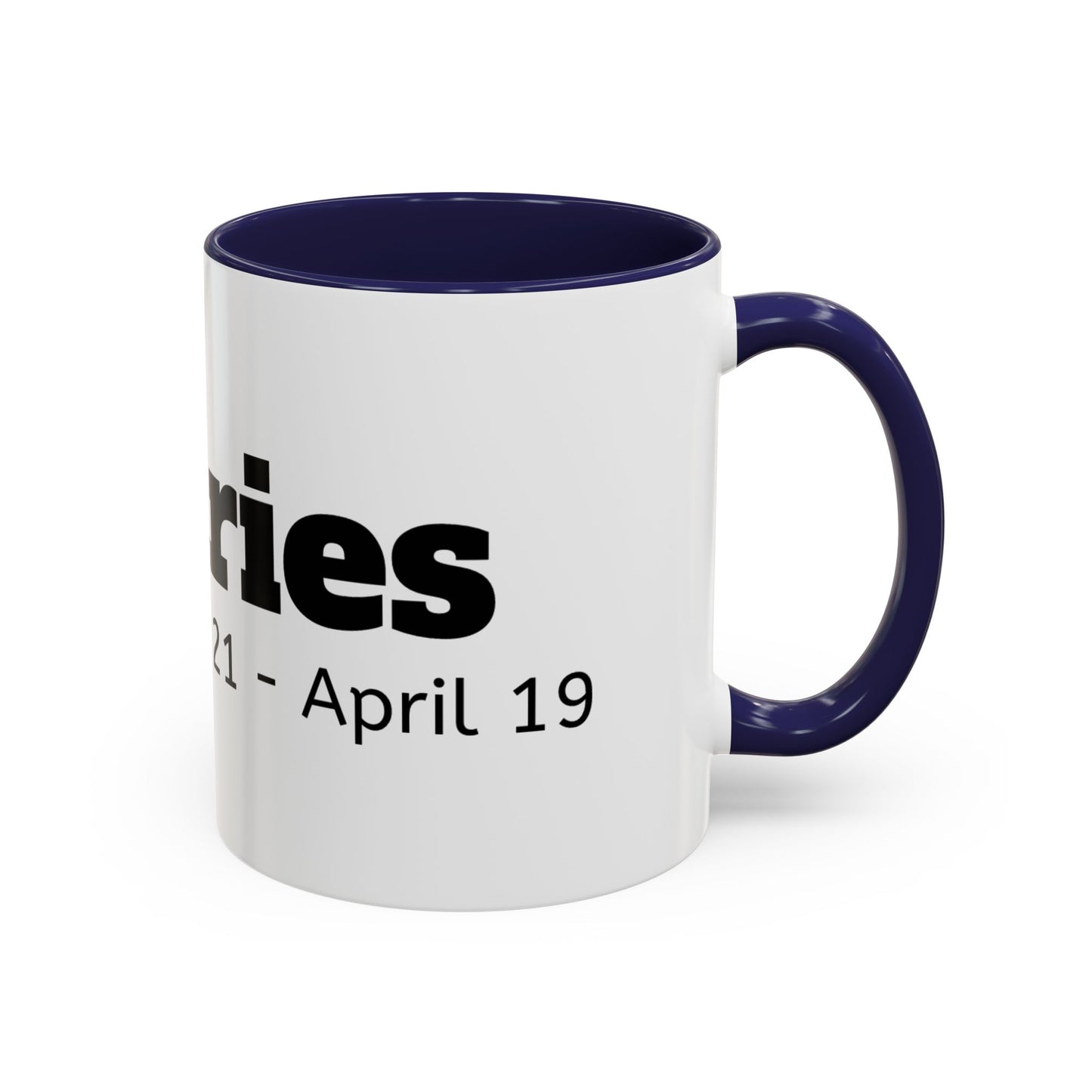 Aries Accent Coffee Mug | Astrology Gift for March Birthdays | Zodiac Lover's Cup | Coffee Lovers Mug | Personalized Aries Mug