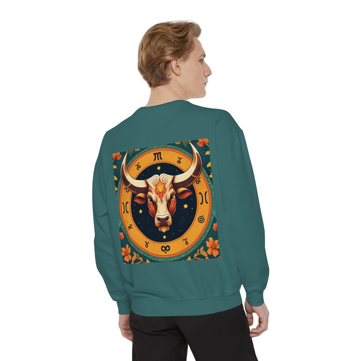 Taurus Astrological sign Unisex Garment-Dyed Sweatshirt