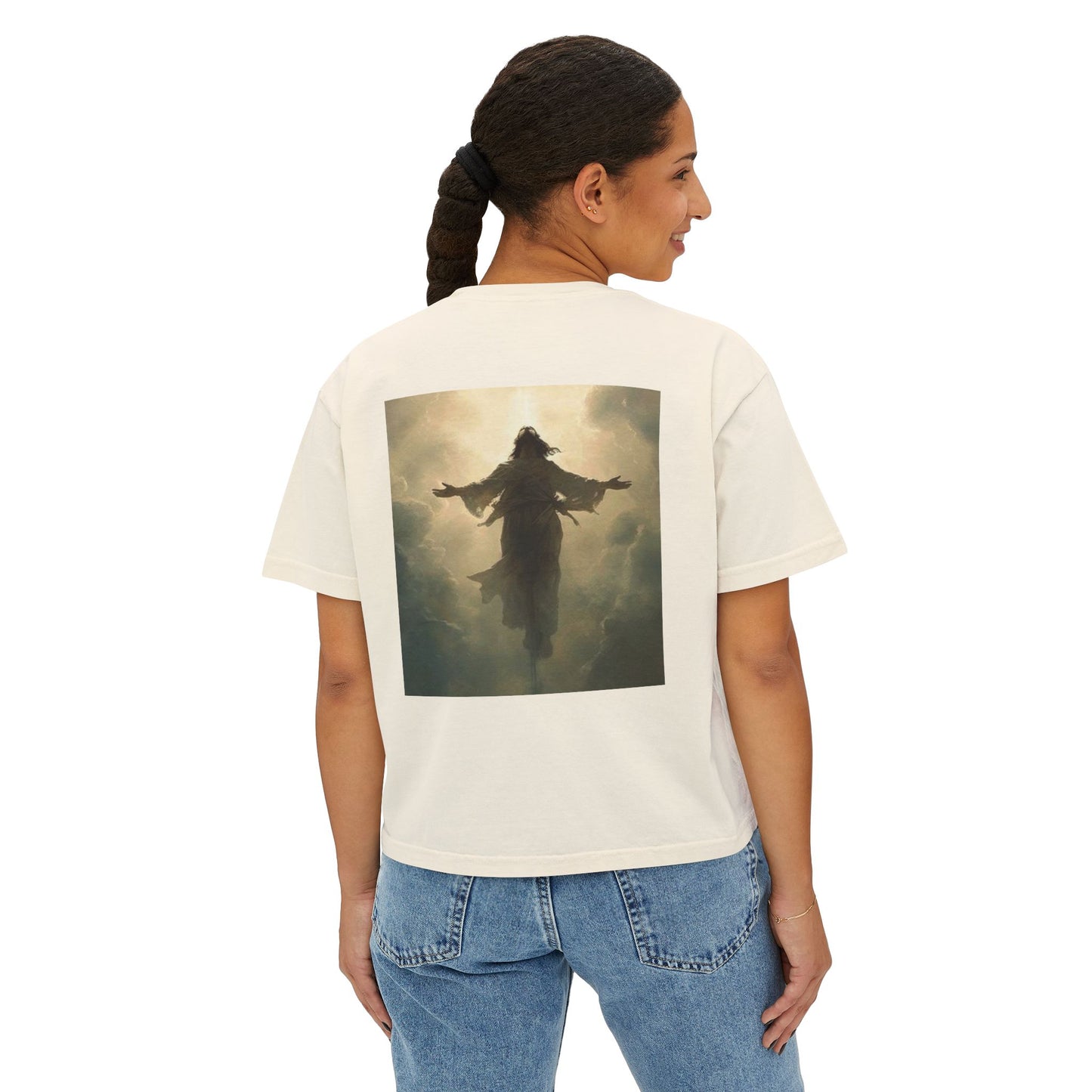 Inspirational Women's Boxy Tee - Faith Shirt, Proverbs 20:30 Tee, Christian Apparel, Relaxed Fit, Motivational Gift