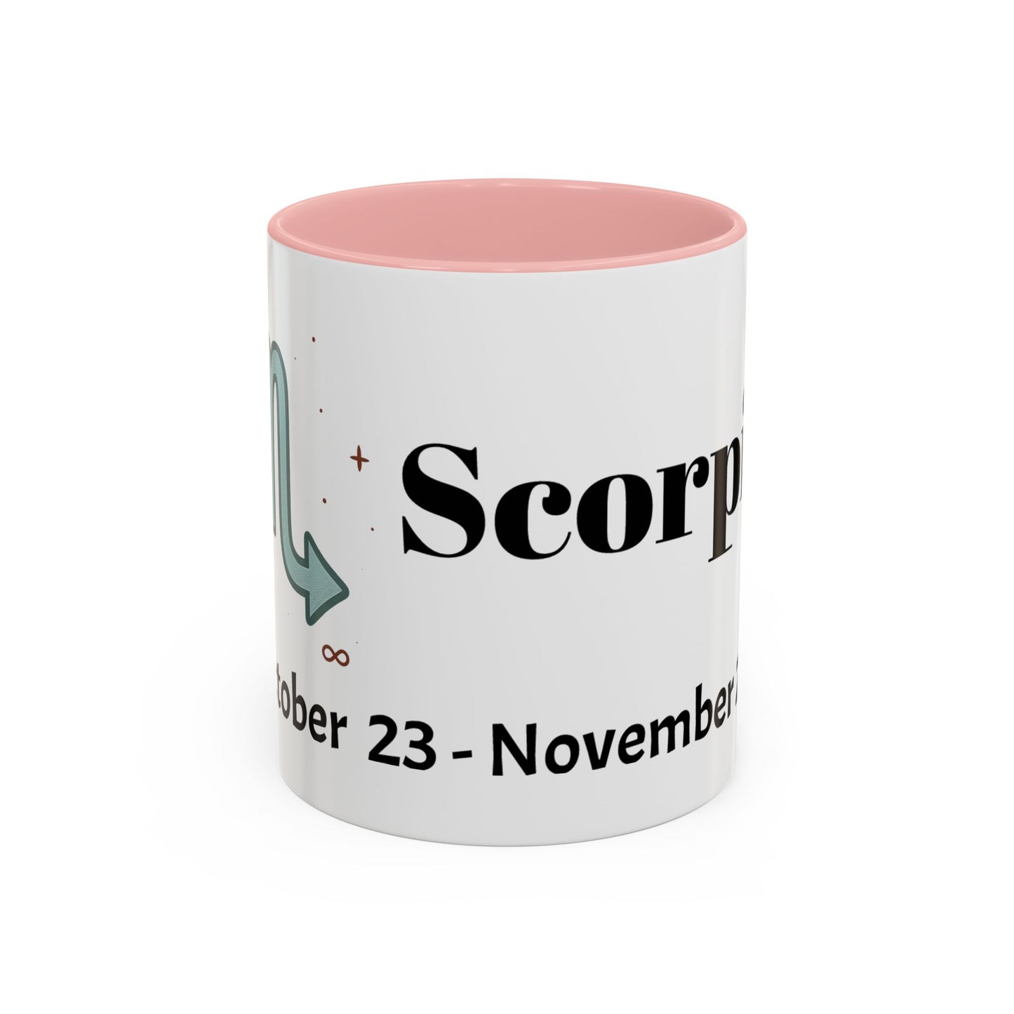 Scorpio Zodiac Coffee Mug - Astrology Gift, Horoscope Mug, Black Accent, Astrology Lover, Personalized Coffee Cup