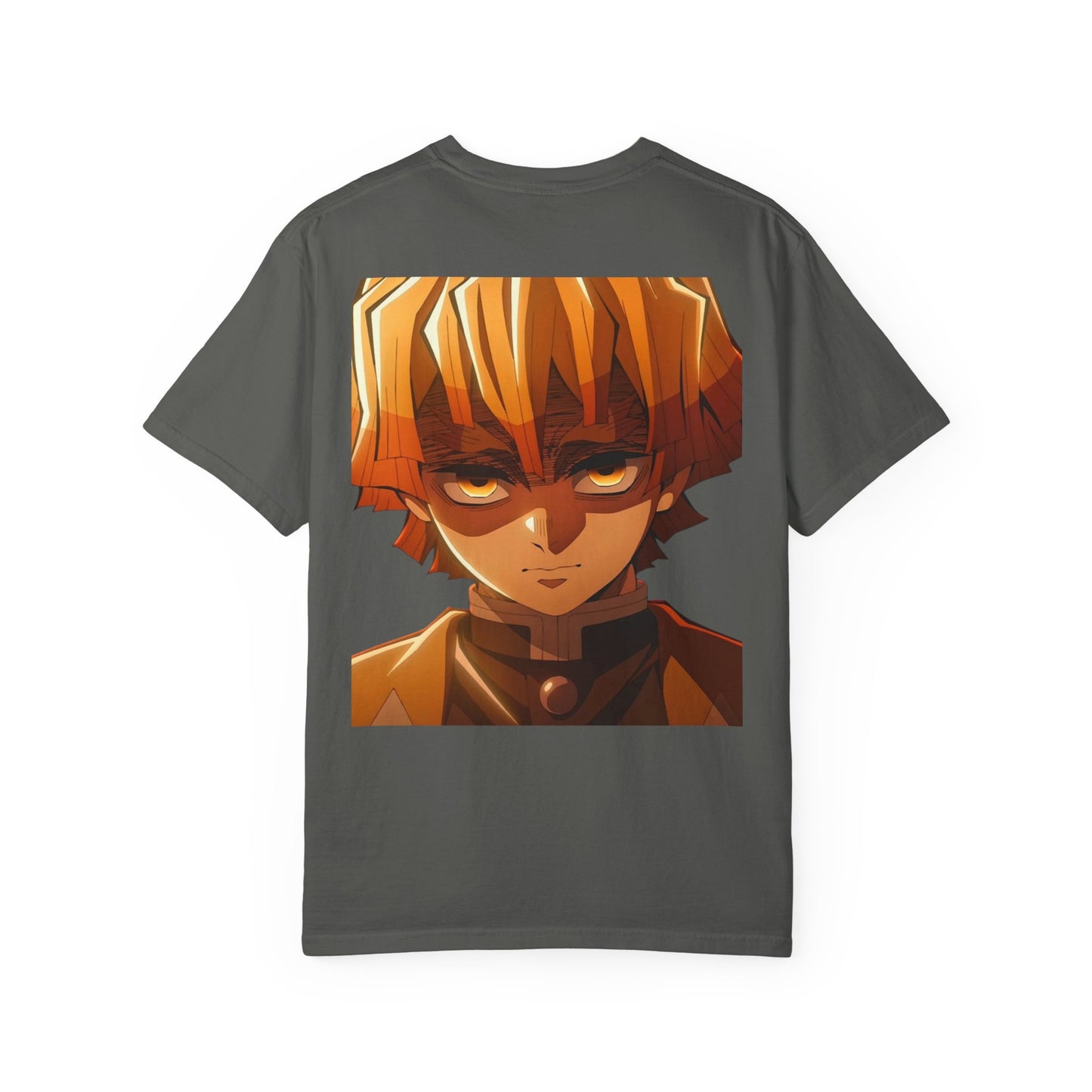 Demon Slayer Unisex Garment-Dyed T-Shirt, Anime Apparel, Gift for Fans, Casual Wear, Trendy Graphic Tee