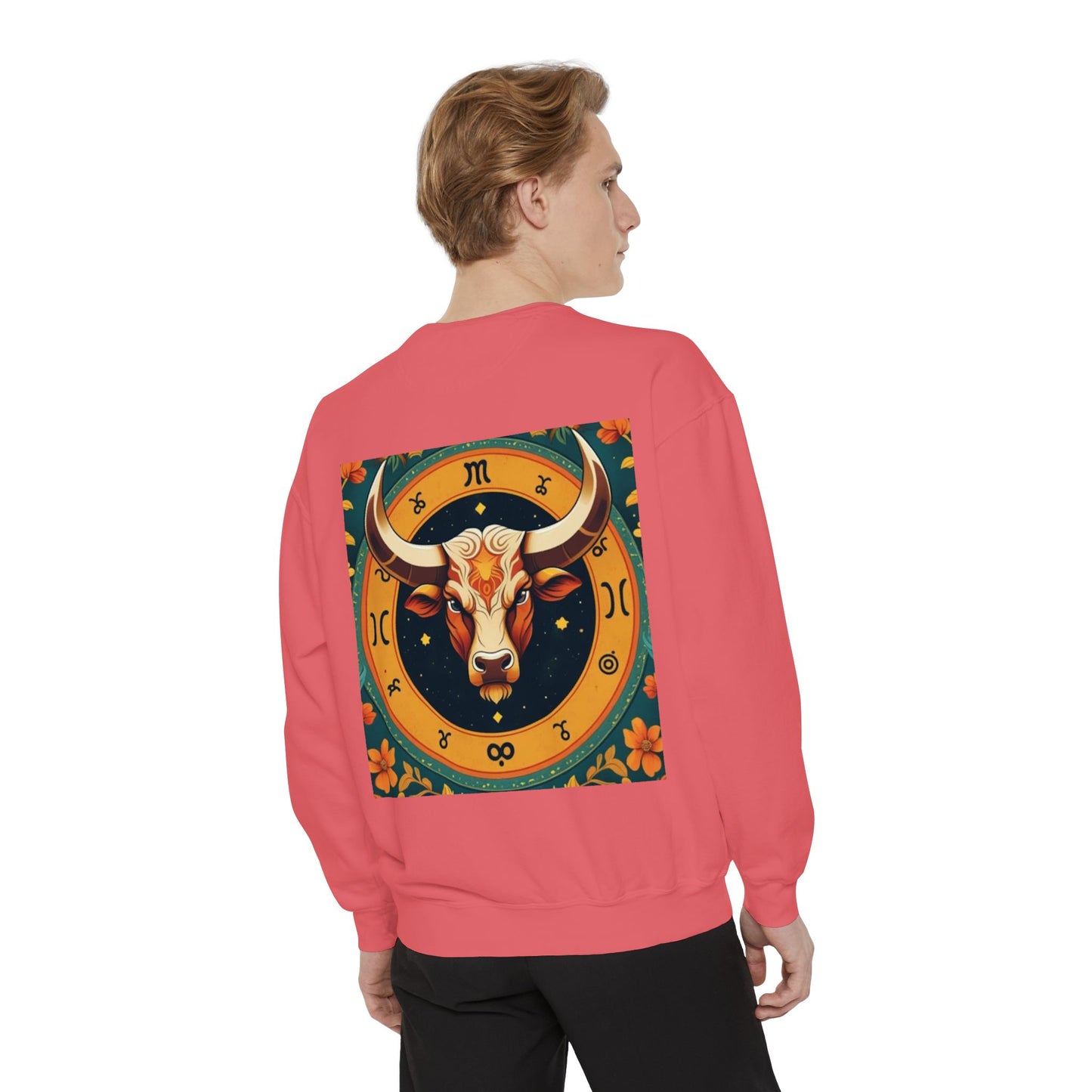 Taurus Astrological sign Unisex Garment-Dyed Sweatshirt
