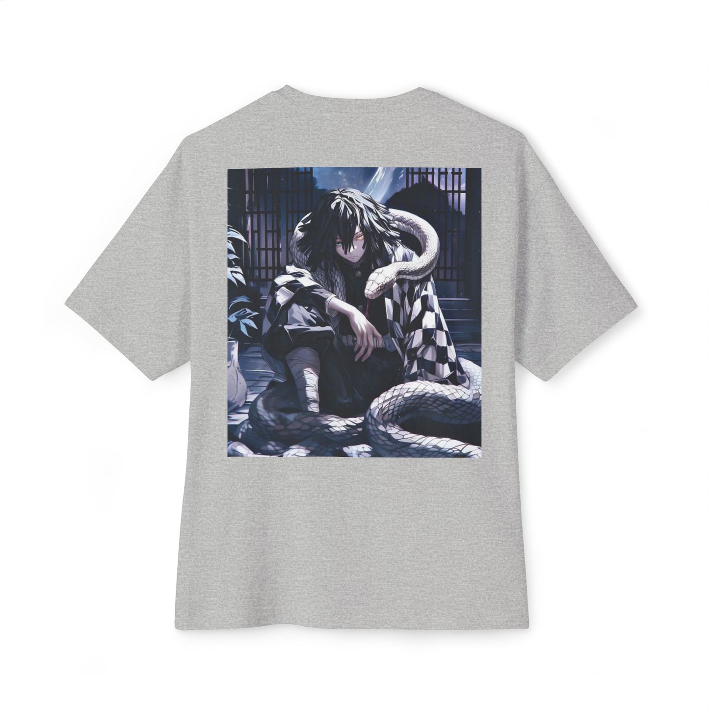 Demon Slayer Unisex Oversized Tee, Anime Fan Shirt, Graphic Tee, Gift for Otaku, Cool Casual Wear, Birthday Present, Comfy Top