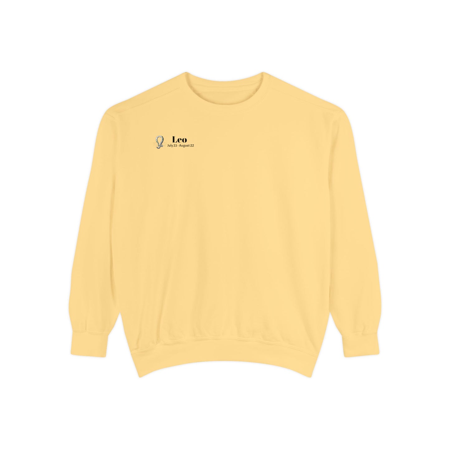 Leo astrological sign Unisex Garment-Dyed Sweatshirt