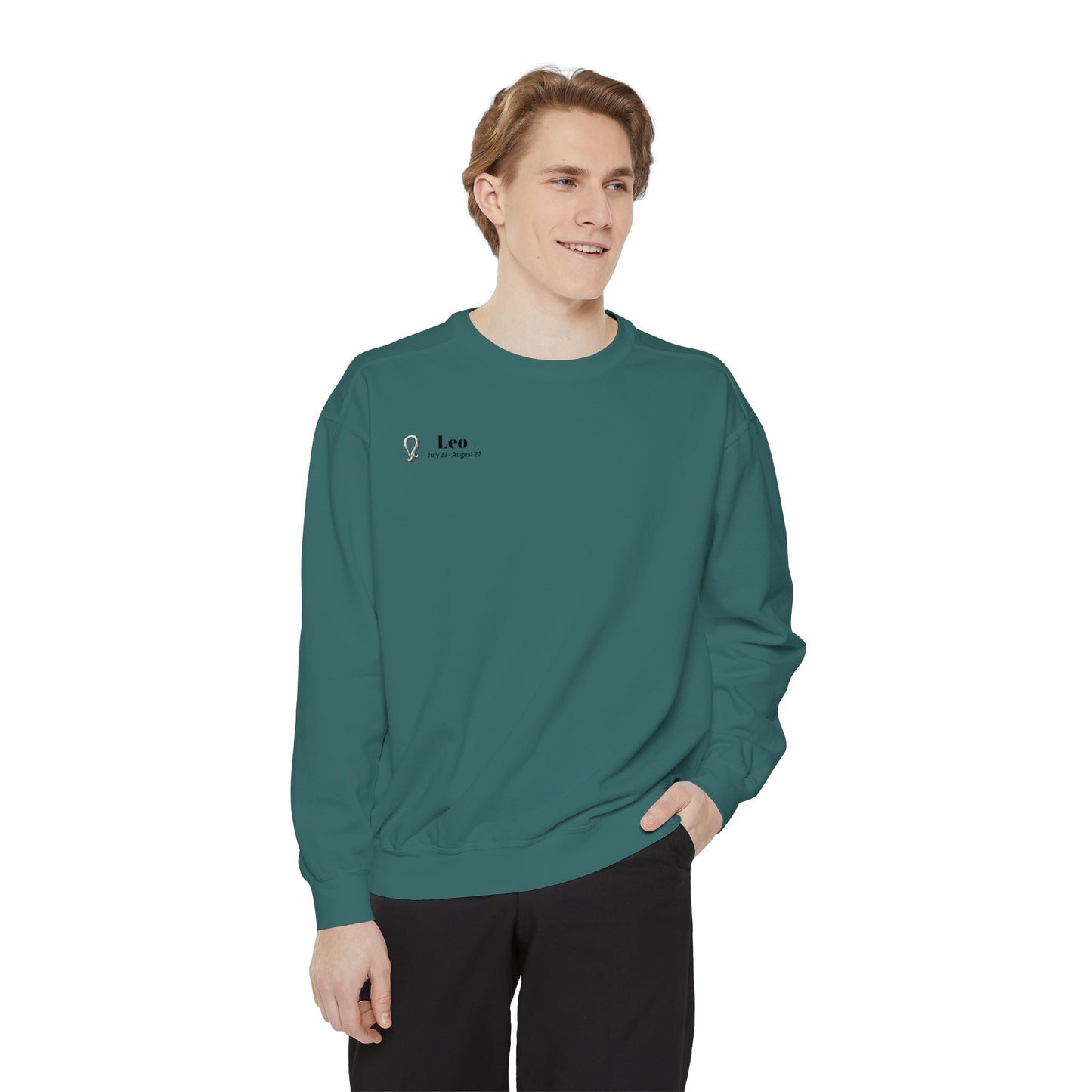 Leo astrological sign Unisex Garment-Dyed Sweatshirt
