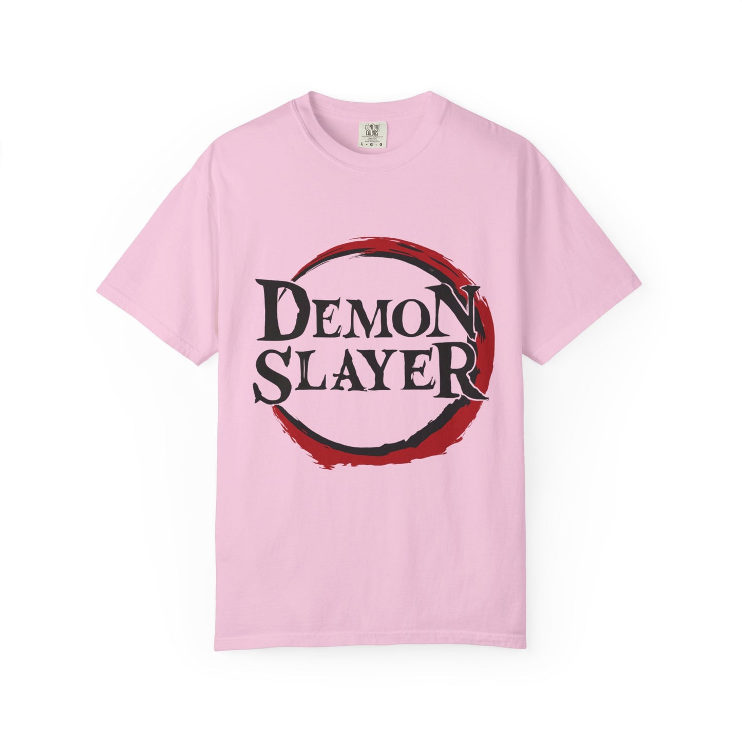 Demon Slayer Unisex Garment-Dyed T-Shirt, Anime Apparel, Gift for Fans, Casual Wear, Trendy Graphic Tee