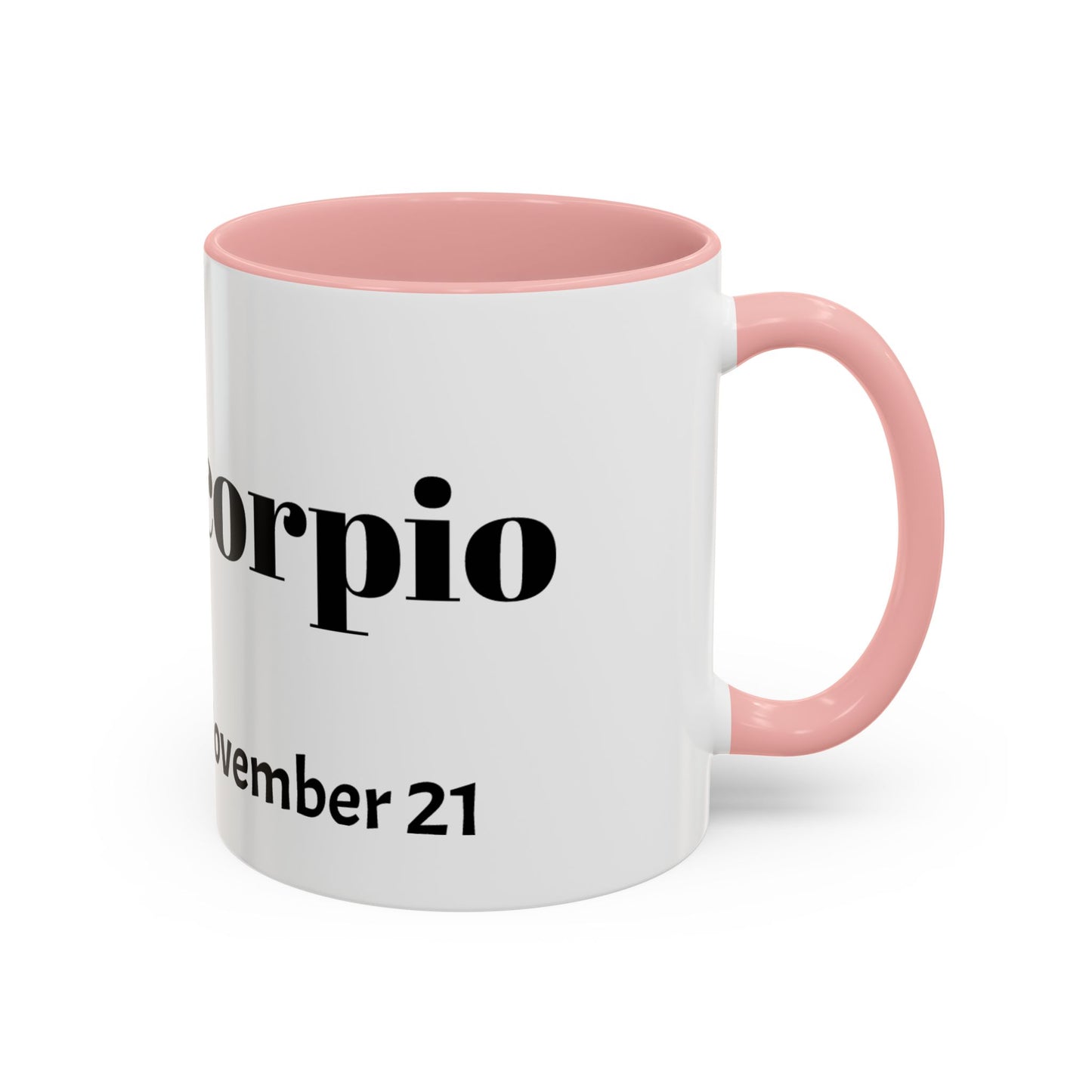 Scorpio Zodiac Coffee Mug - Astrology Gift, Horoscope Mug, Black Accent, Astrology Lover, Personalized Coffee Cup