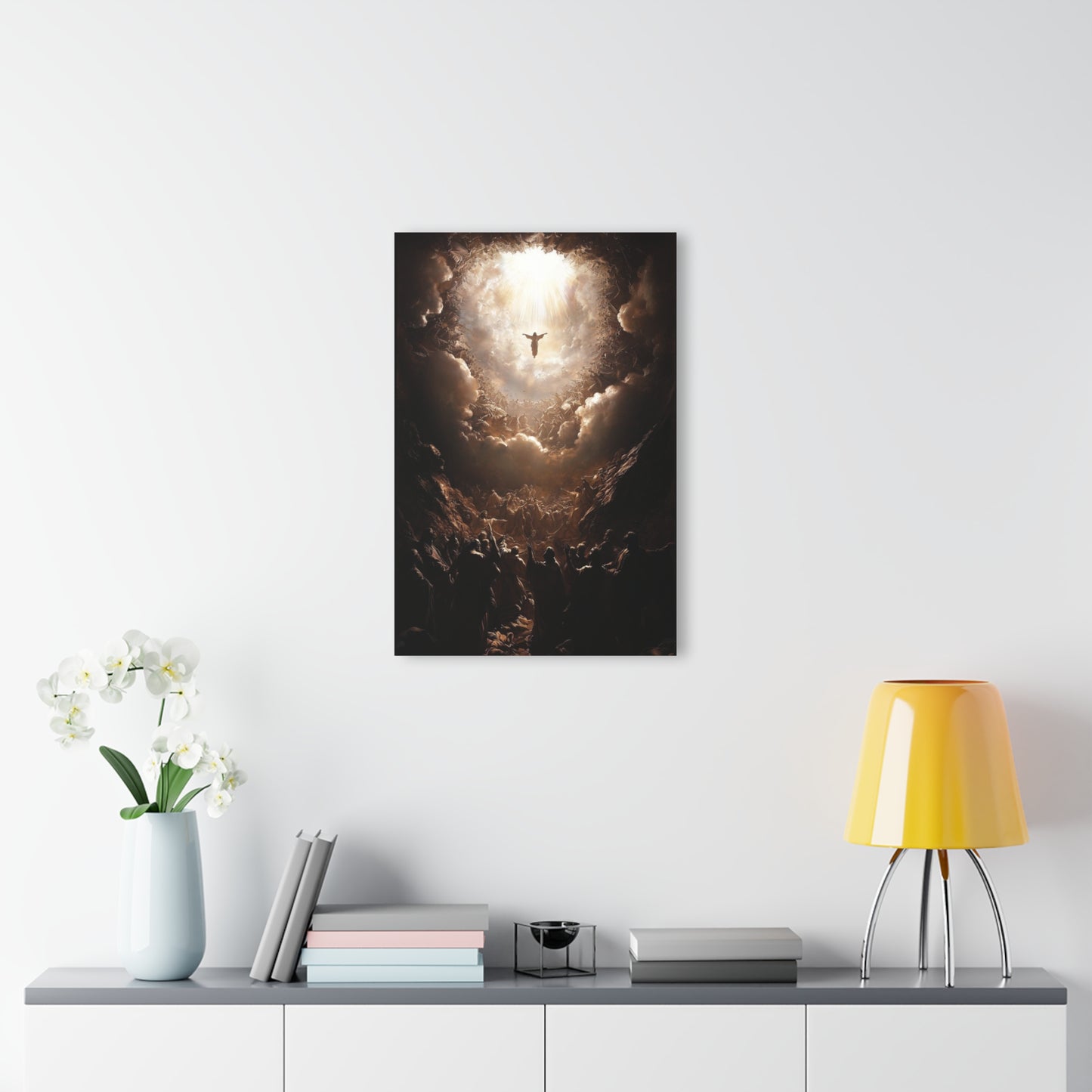 Heavenly Acrylic Print - Religious Wall Art, Inspirational Home Decor, Faith Wall Hanging, Unique Gift for Believers, Church Decor
