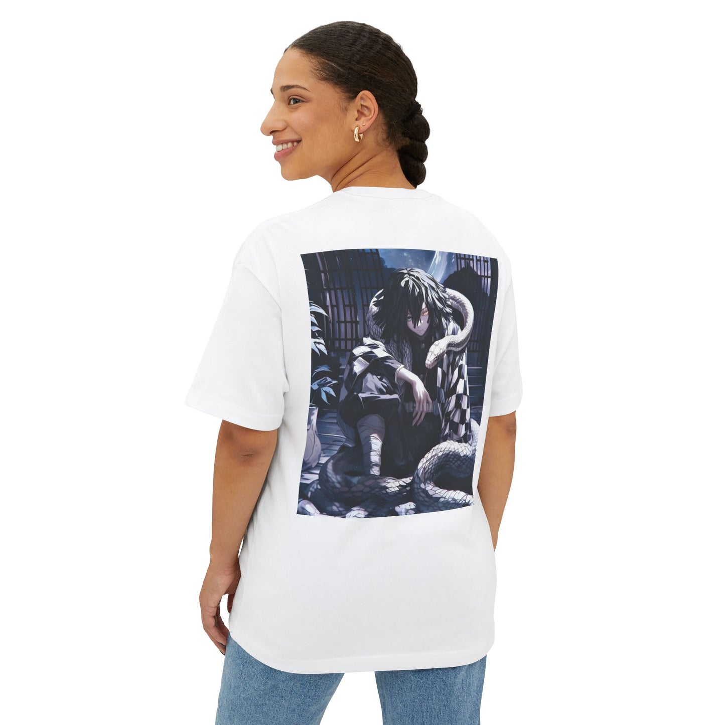 Demon Slayer Unisex Oversized Tee, Anime Fan Shirt, Graphic Tee, Gift for Otaku, Cool Casual Wear, Birthday Present, Comfy Top