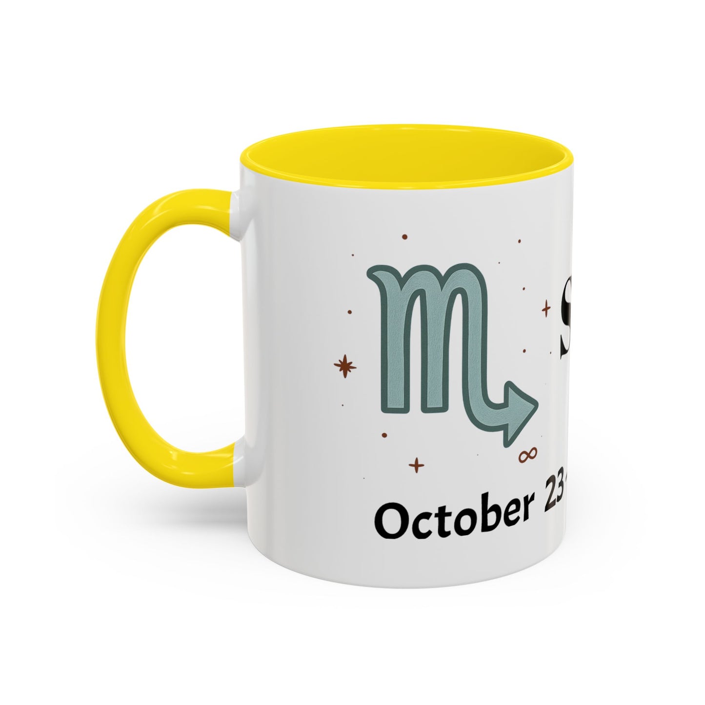 Scorpio Zodiac Coffee Mug - Astrology Gift, Horoscope Mug, Black Accent, Astrology Lover, Personalized Coffee Cup