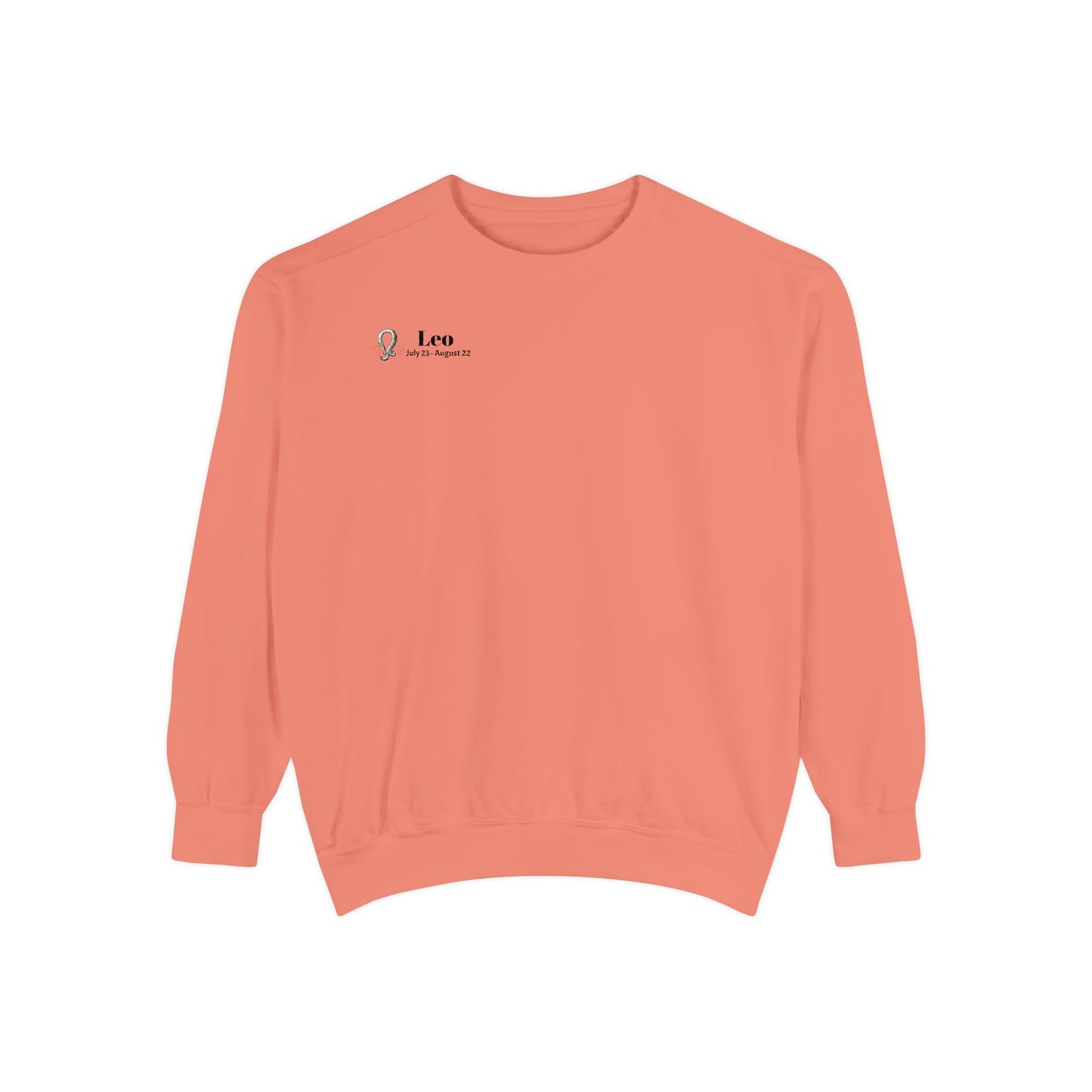 Leo astrological sign Unisex Garment-Dyed Sweatshirt