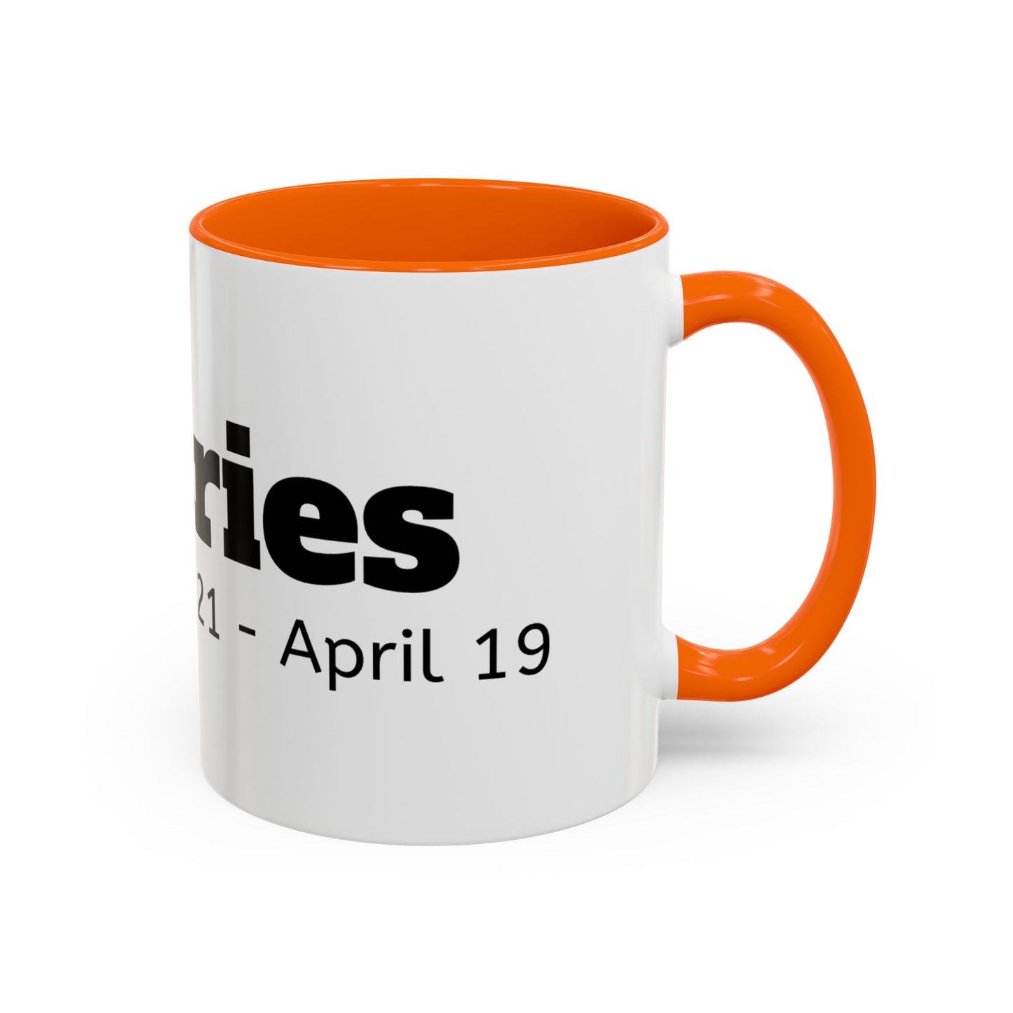 Aries Accent Coffee Mug | Astrology Gift for March Birthdays | Zodiac Lover's Cup | Coffee Lovers Mug | Personalized Aries Mug