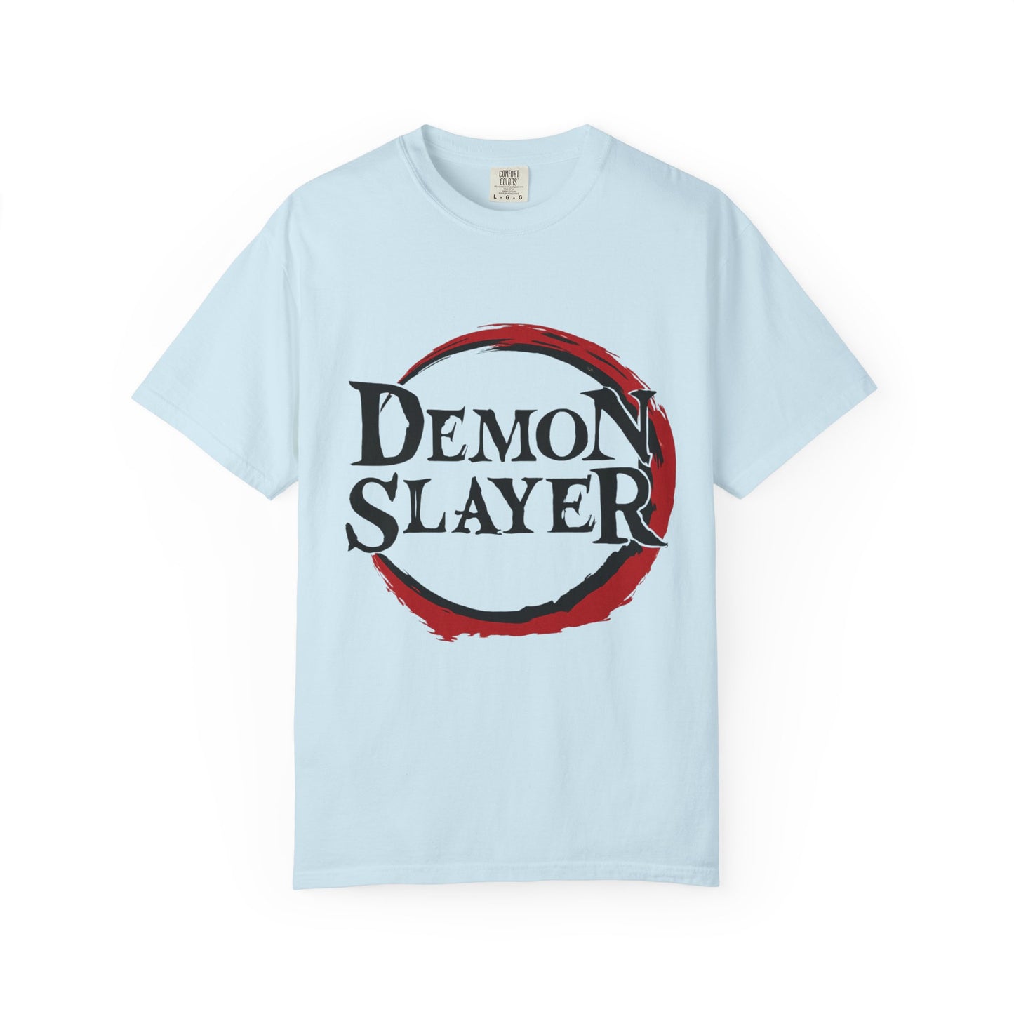 Demon Slayer Unisex Garment-Dyed T-Shirt, Anime Apparel, Gift for Fans, Casual Wear, Trendy Graphic Tee