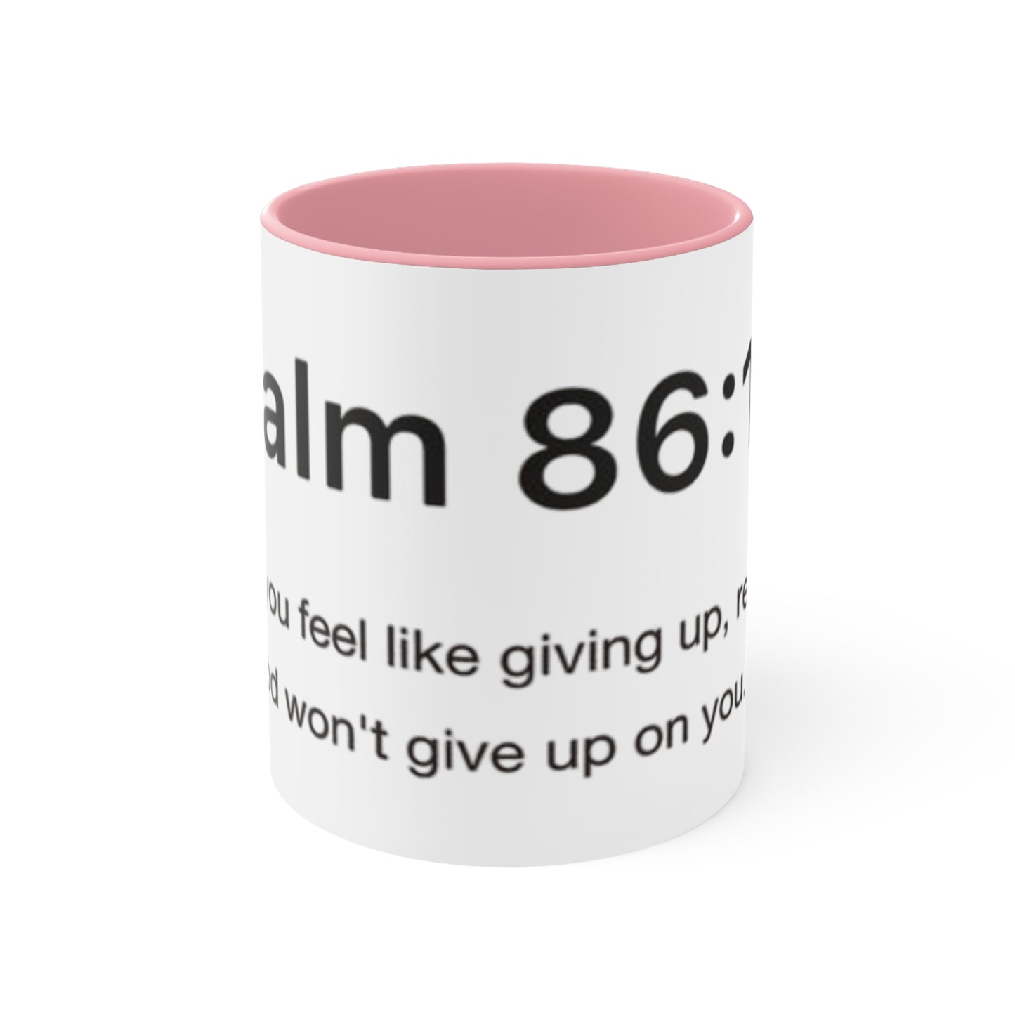 Inspirational Psalms Mug, Coffee Cup Motivational Gift, Christian Tea Mug, Faith-Based Home Decor, Encouraging Psalm 86:13