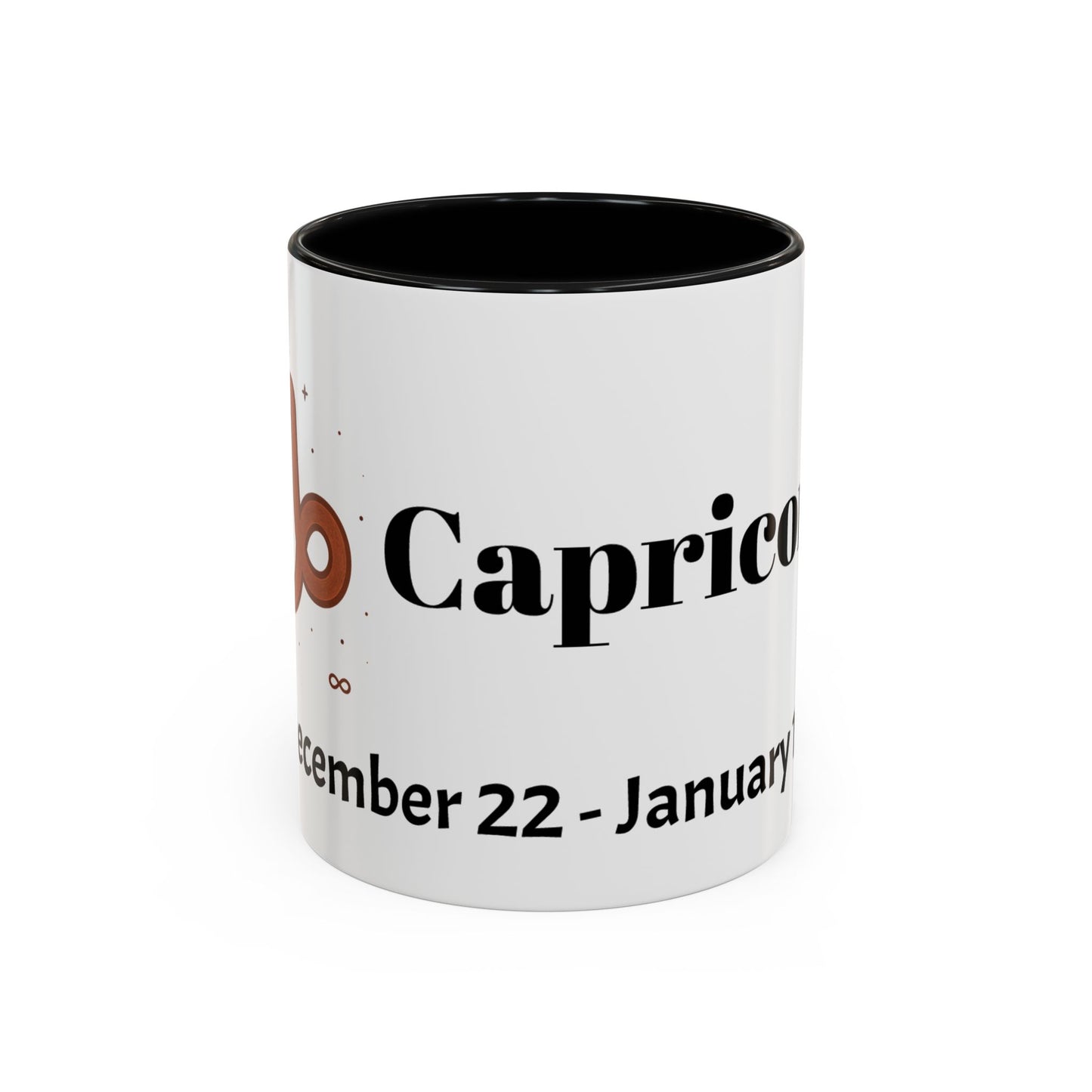 Capricorn Zodiac sign Accent Coffee Mug, Zodiac Gift, Astrology Mug, Horoscope Decor, Perfect for Birthdays & Holidays