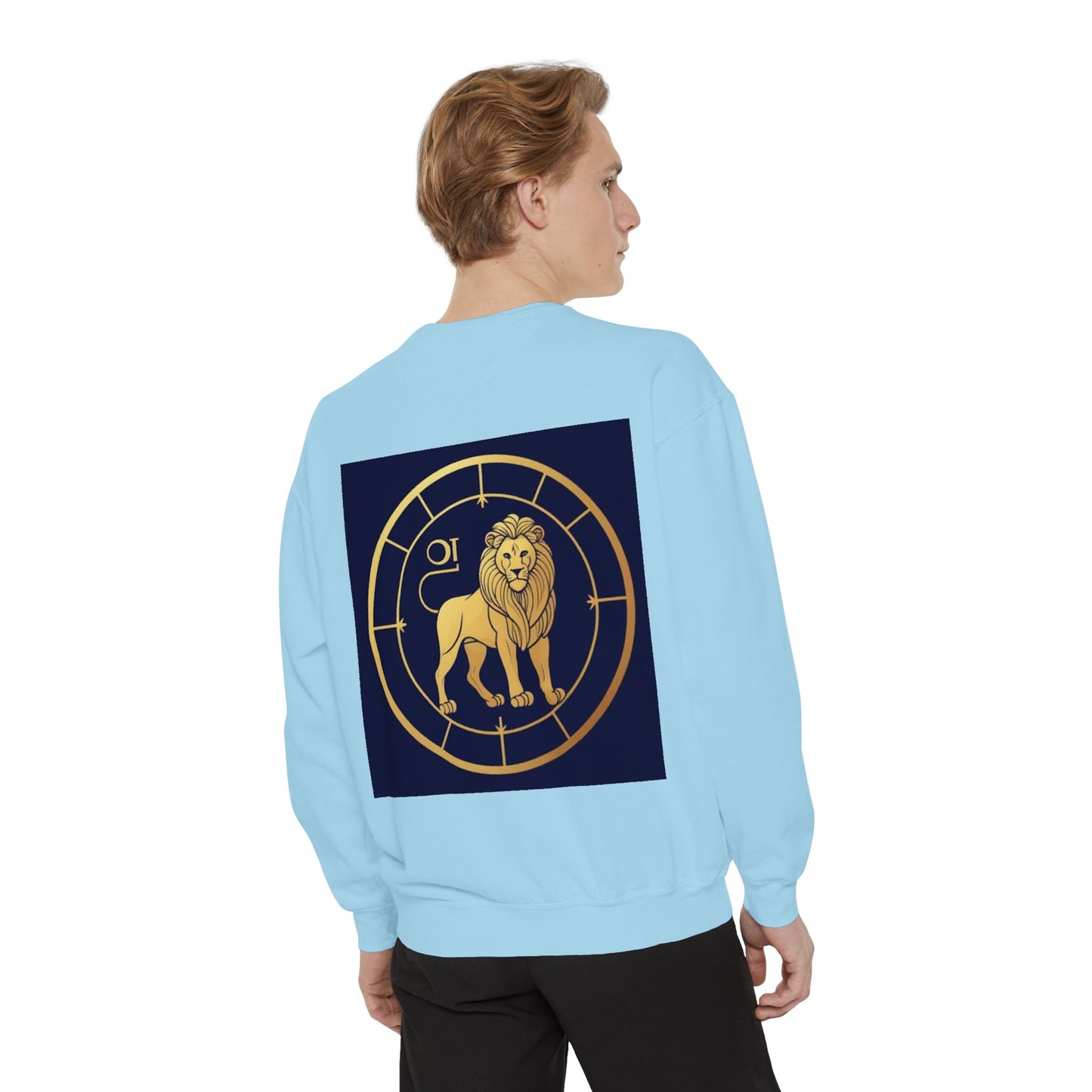 Leo astrological sign Unisex Garment-Dyed Sweatshirt