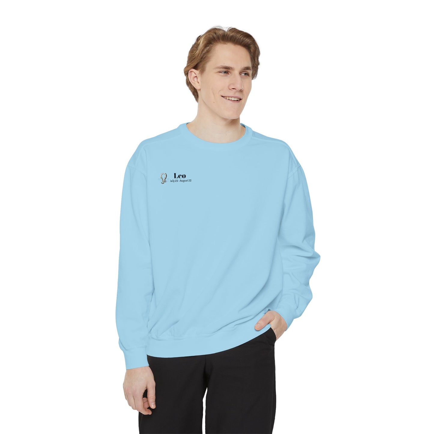 Leo astrological sign Unisex Garment-Dyed Sweatshirt