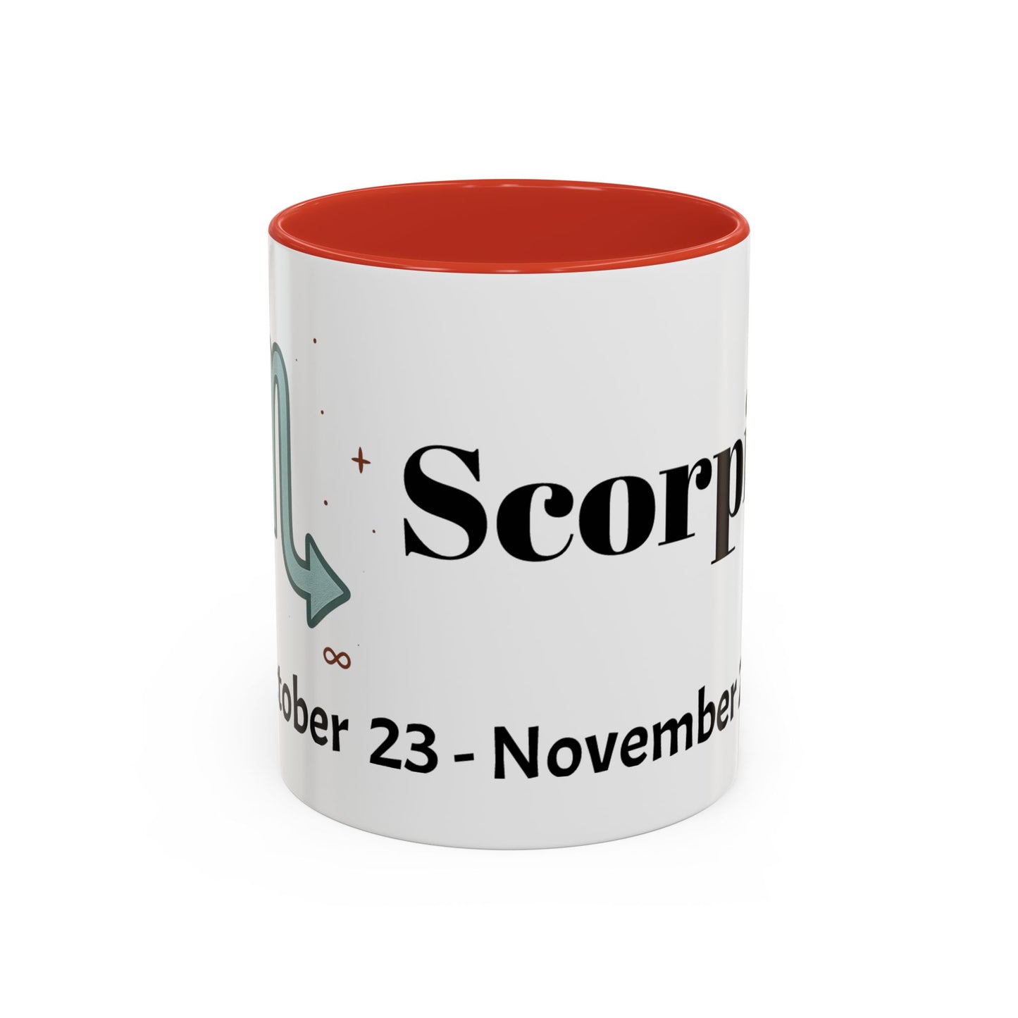 Scorpio Zodiac Coffee Mug - Astrology Gift, Horoscope Mug, Black Accent, Astrology Lover, Personalized Coffee Cup