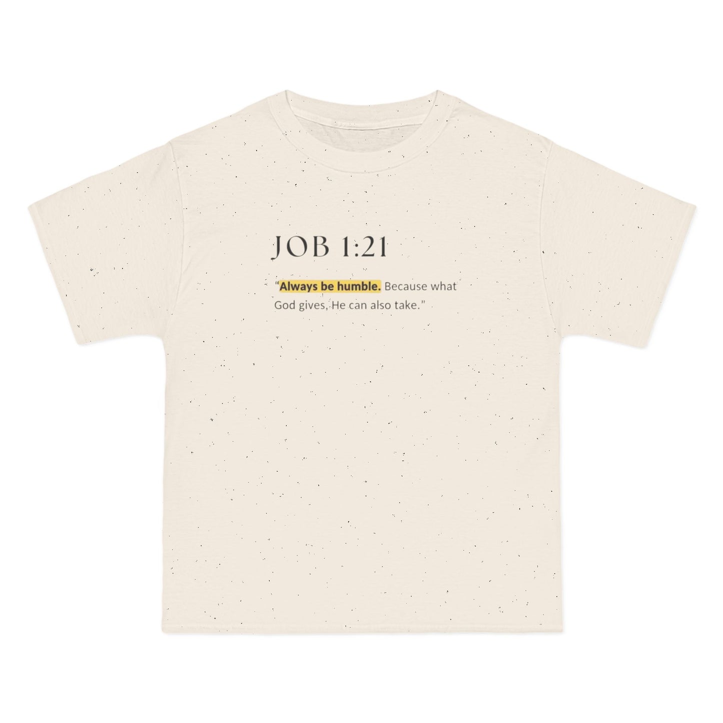 Inspirational Short-Sleeve T-Shirt - Job 1:21, Christian Gifts, Scripture Tee, Humble Reminder, Faith Wear, Gift for Believers