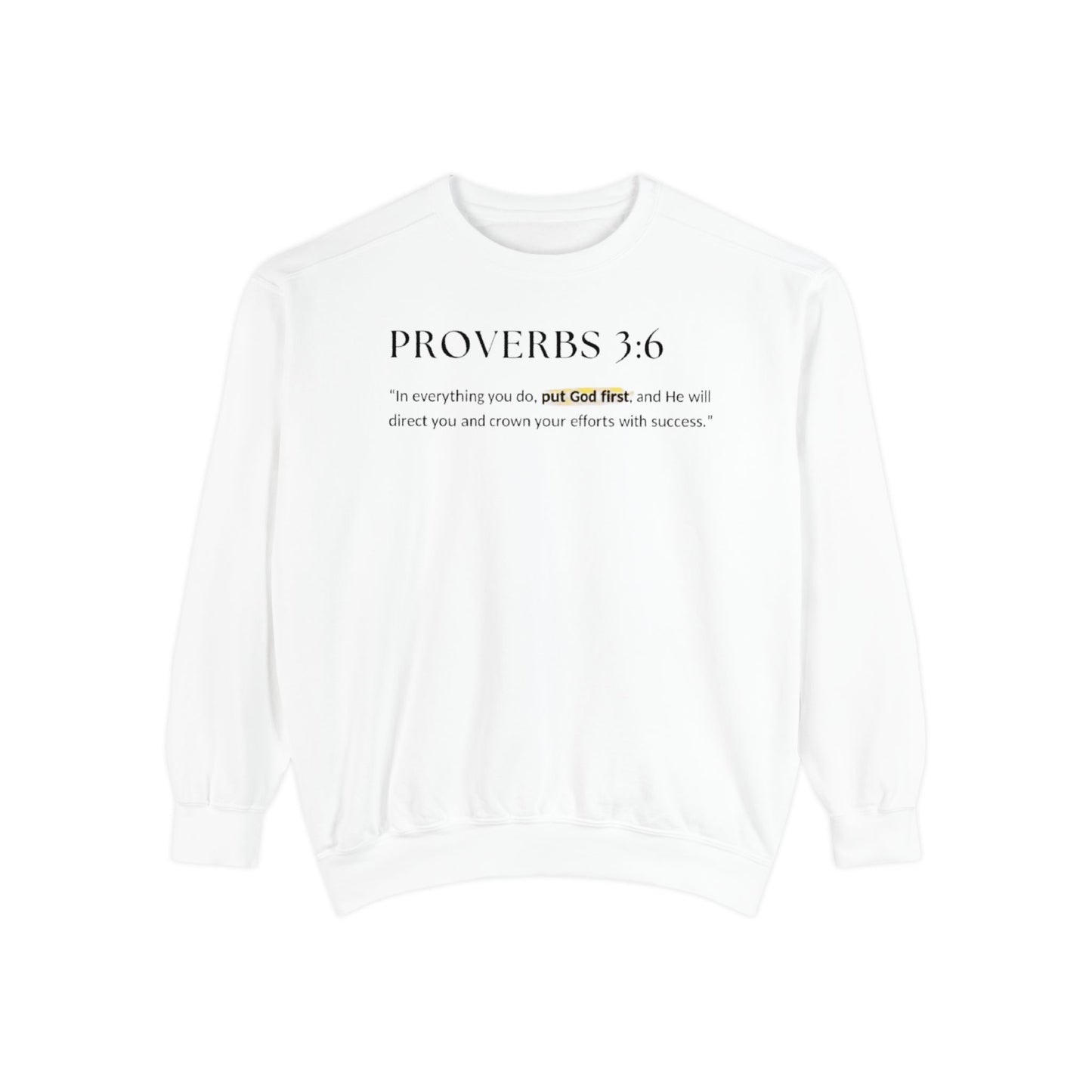 Unisex Garment-Dyed Sweatshirt