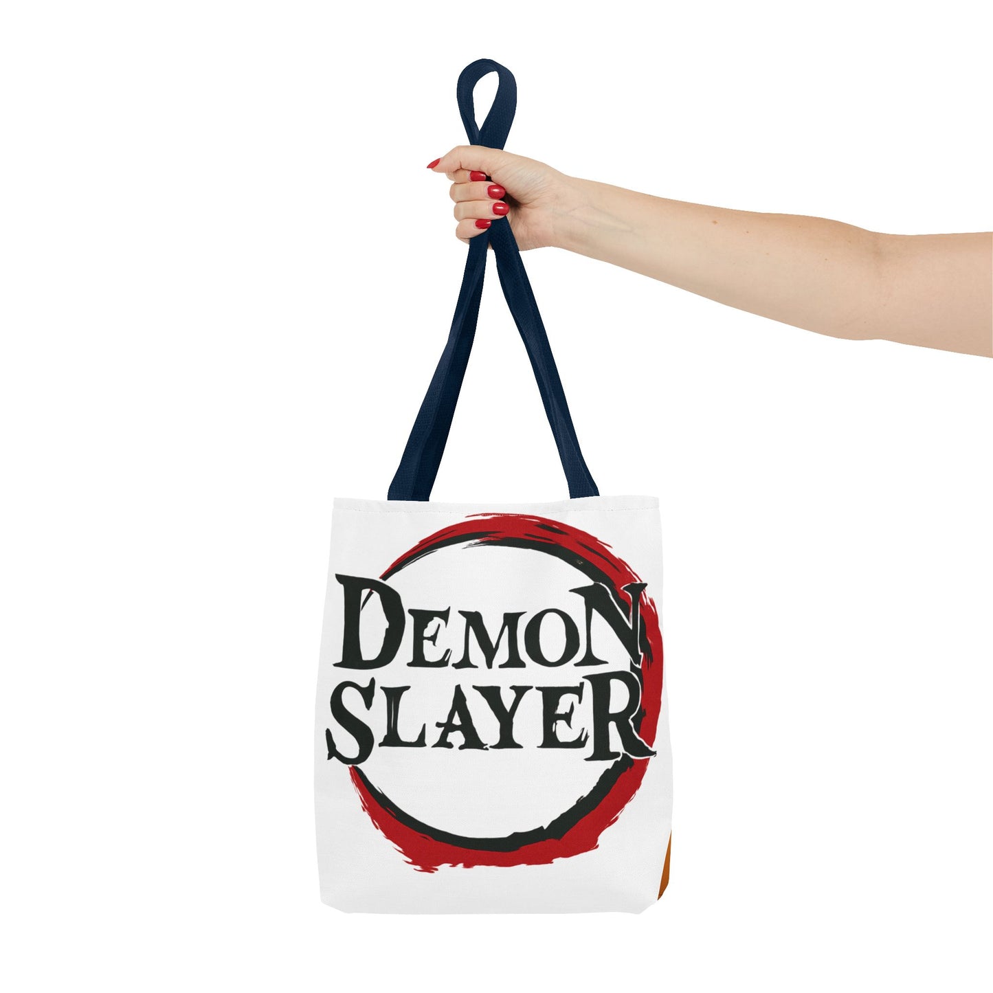 Anime Tote Bag – Demon Slayer Designs, Fan Merchandise, Eco-Friendly Shopping Bag, Stylish Carryall, Gift for Anime Lovers