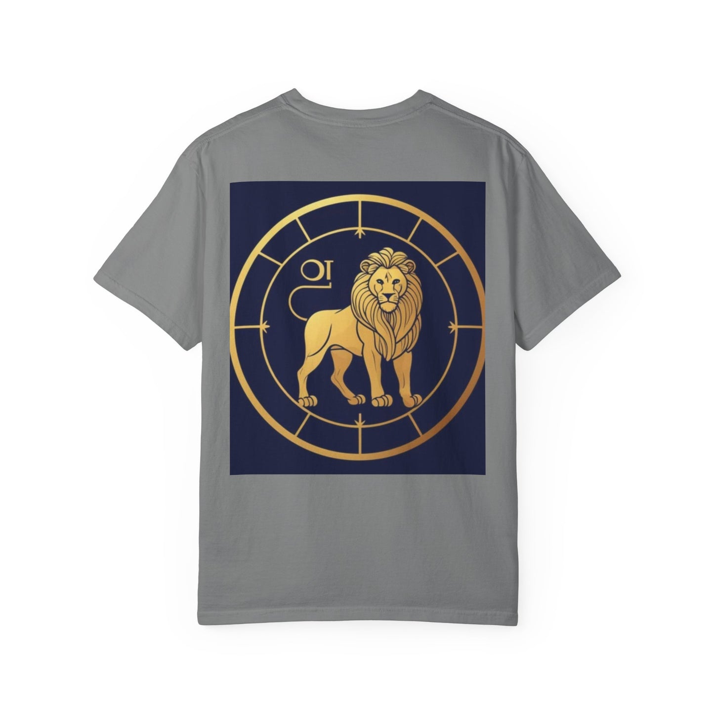 Leo Zodiac T-Shirt, Astrology Tee, Unisex Garment-Dyed Shirt, Birthday Gift for Leo, Celestial Fashion
