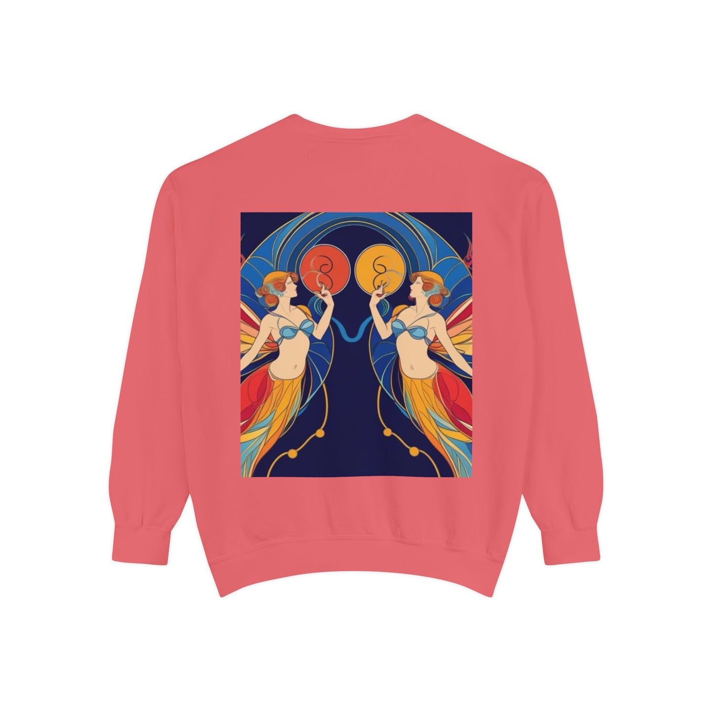 Gemini Astrological sign Unisex Garment-Dyed Sweatshirt