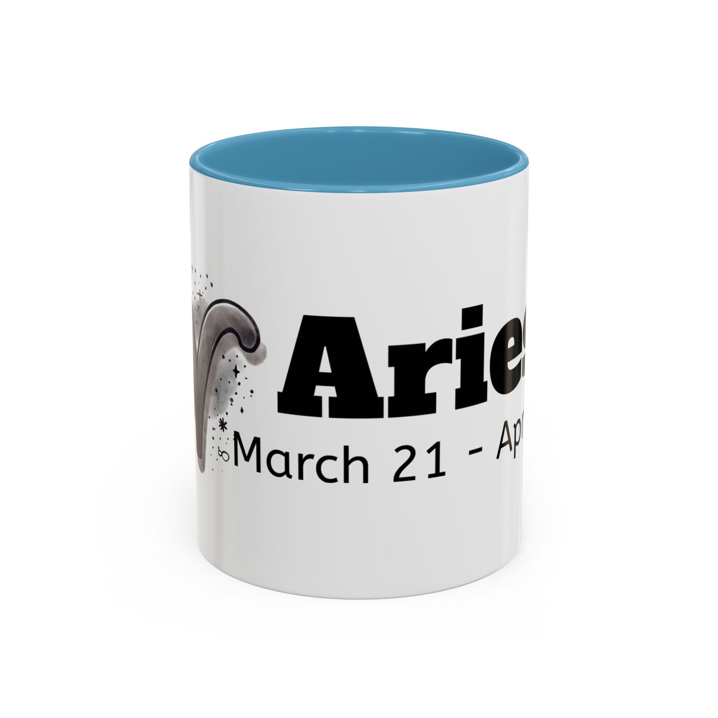 Aries Accent Coffee Mug | Astrology Gift for March Birthdays | Zodiac Lover's Cup | Coffee Lovers Mug | Personalized Aries Mug
