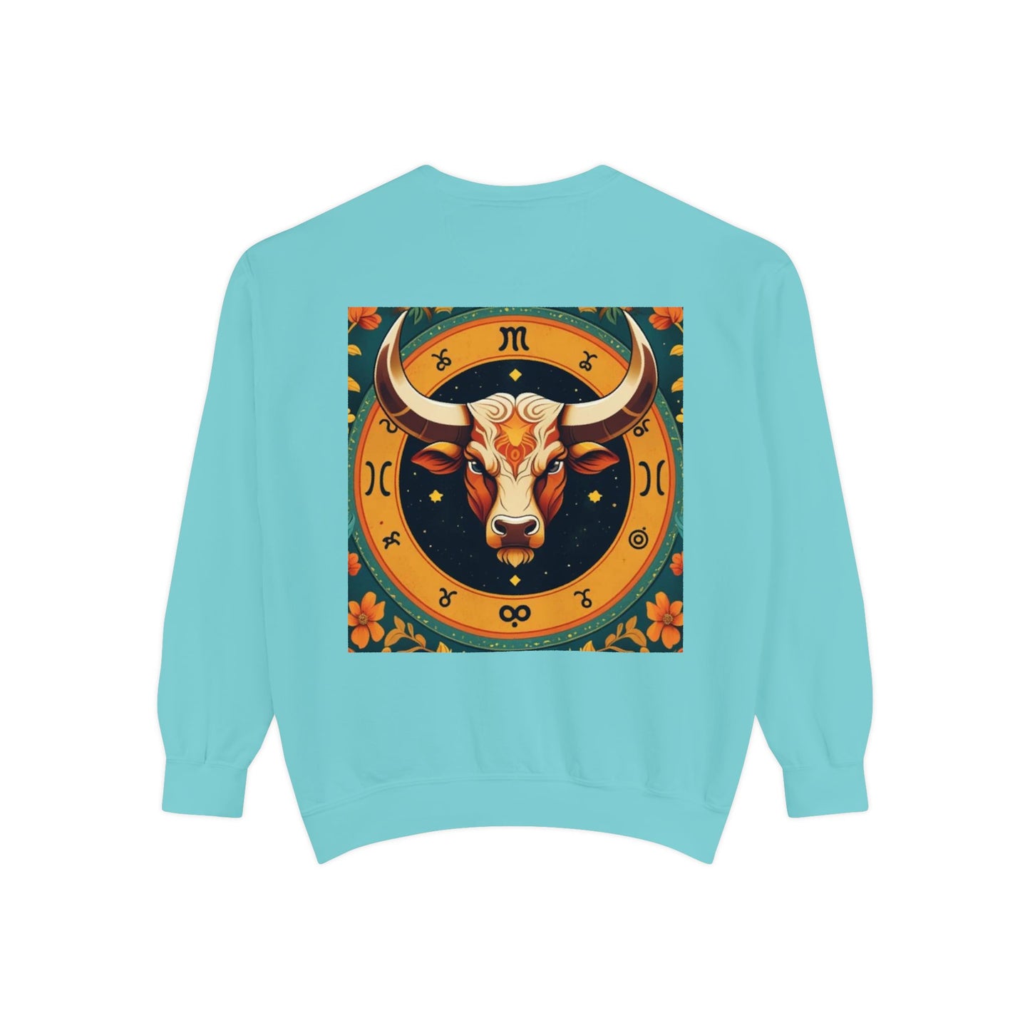 Taurus Astrological sign Unisex Garment-Dyed Sweatshirt