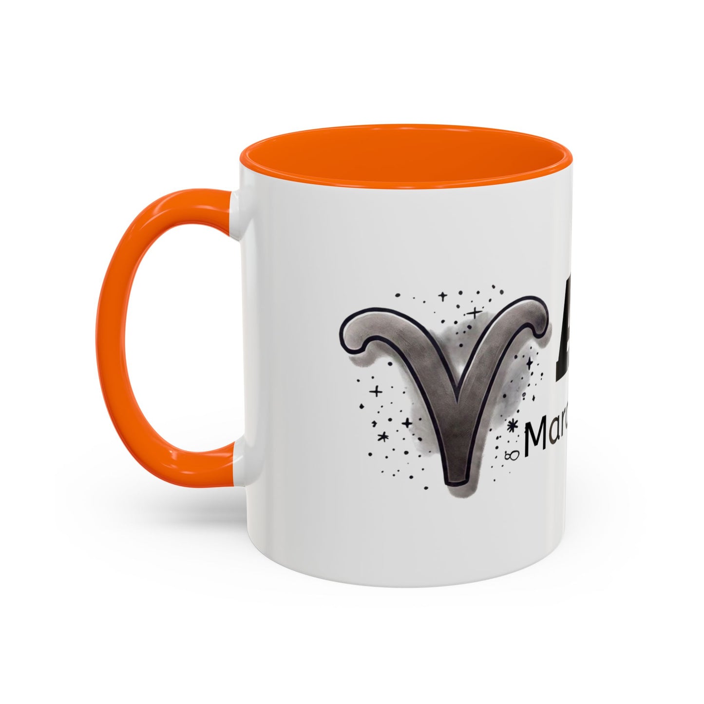 Aries Accent Coffee Mug | Astrology Gift for March Birthdays | Zodiac Lover's Cup | Coffee Lovers Mug | Personalized Aries Mug