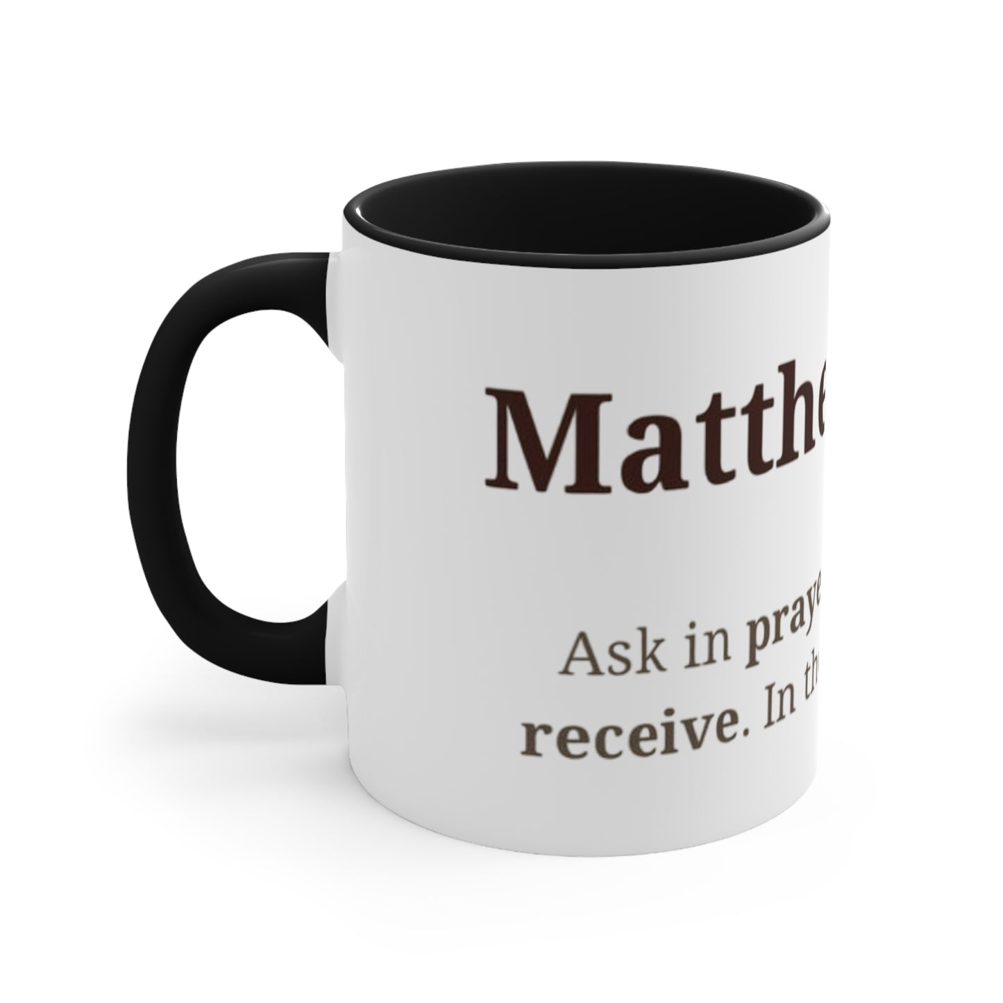 Inspirational Accent Mugs with Biblical Verses, Motivational Coffee Cup, Faith-Based Gift, Prayer Mug, Unique Home Decor