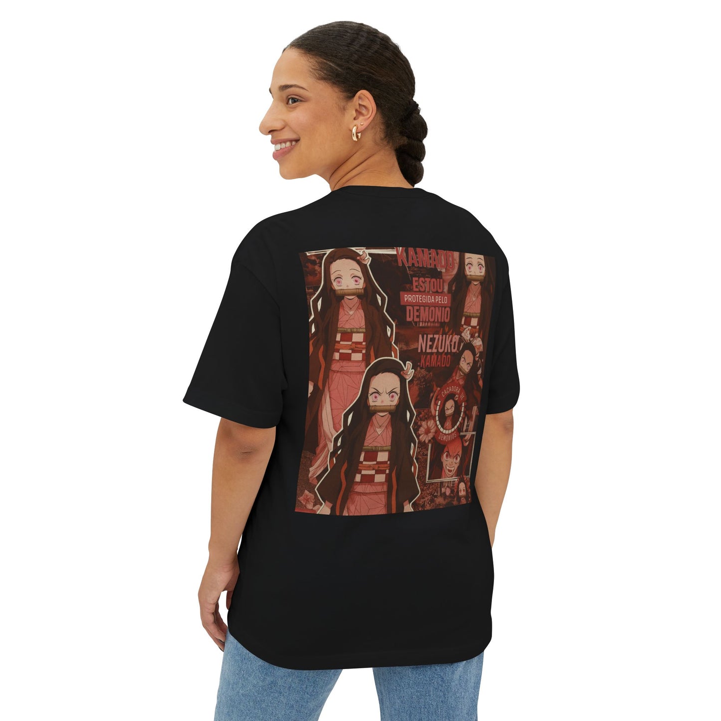 Demon Slayer Unisex Oversized Tee, Anime T-Shirt, Gift for Fans, Cosplay Apparel, Casual Streetwear, Perfect for Conventions