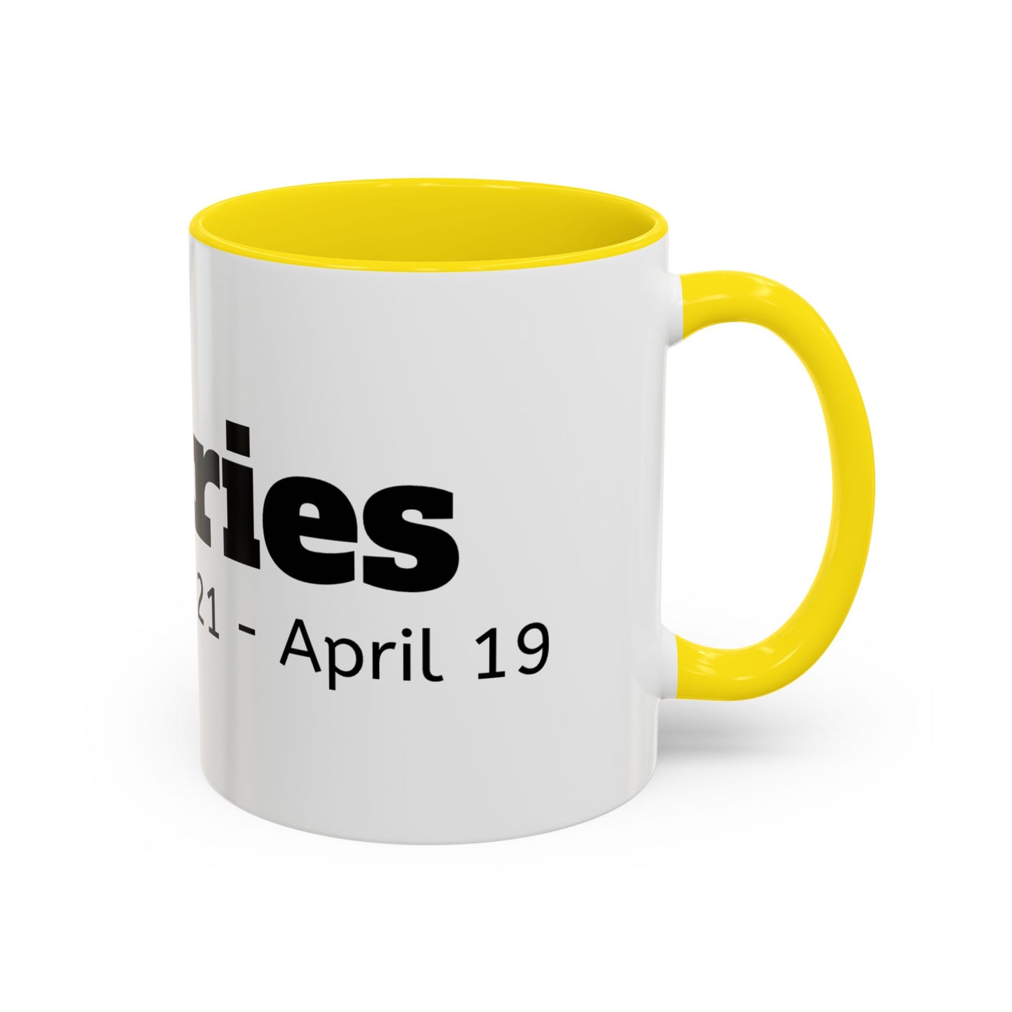 Aries Accent Coffee Mug | Astrology Gift for March Birthdays | Zodiac Lover's Cup | Coffee Lovers Mug | Personalized Aries Mug