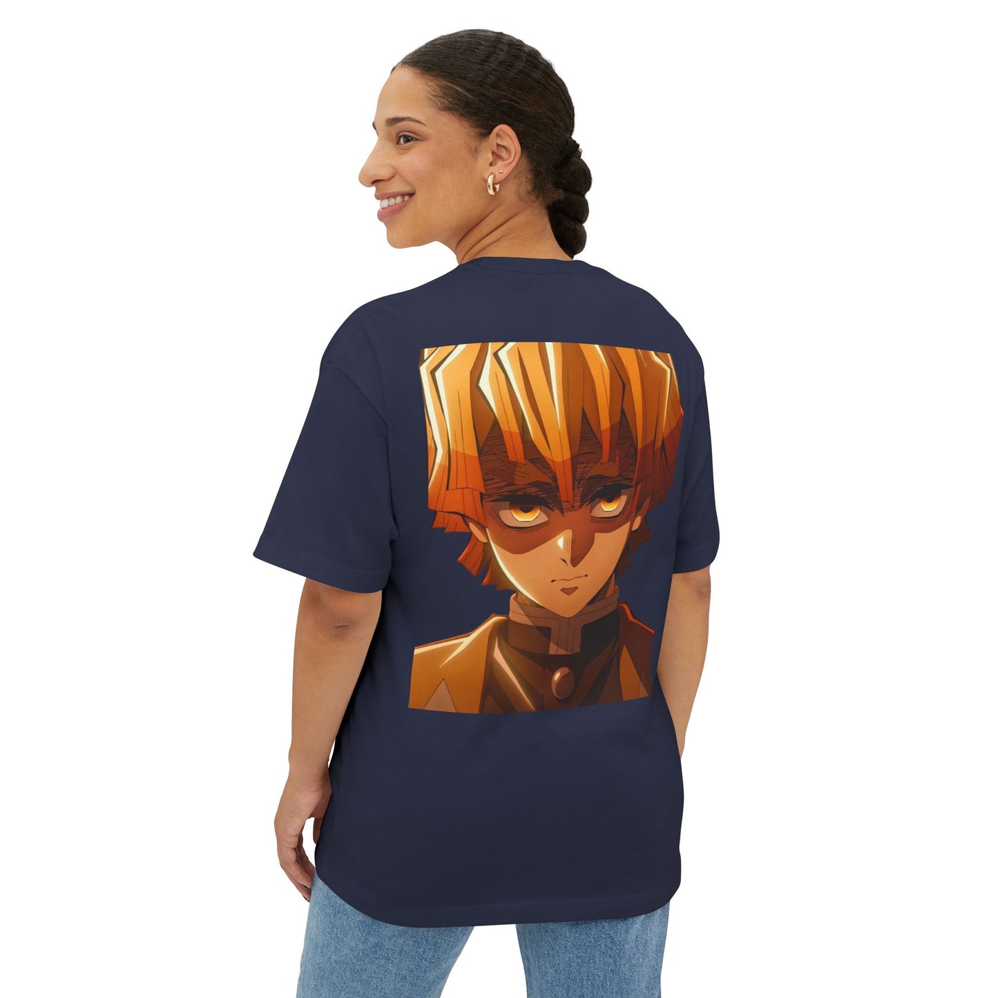 Demon Slayer Unisex Oversized Tee, Anime Graphic Shirt, Comfortable Streetwear, Gift for Fans, Casual Wear for Any Occasion