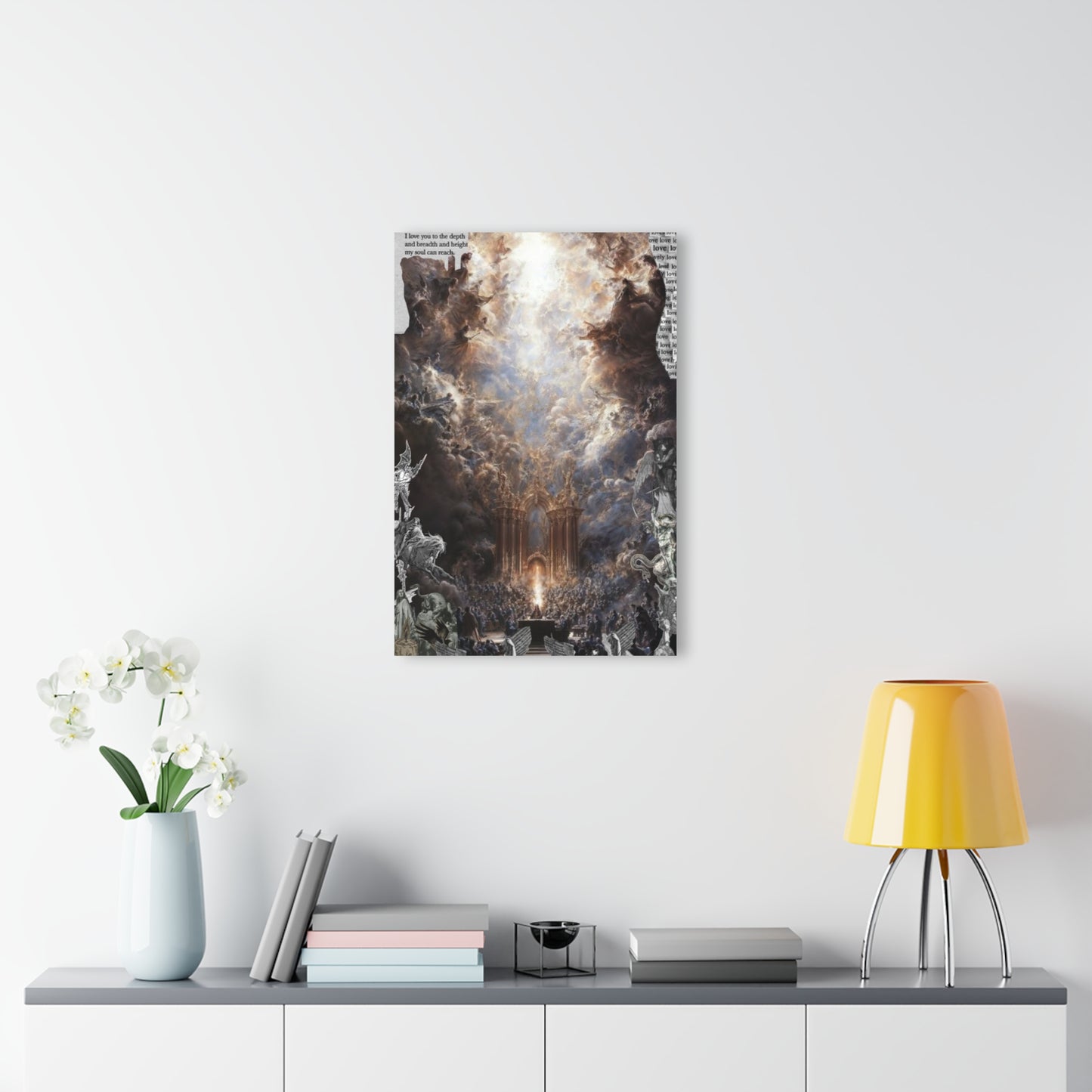 Heavenly Acrylic Wall Art Print, Abstract Decor, Modern Wall Hangings, Home Aesthetics, Unique Gift for Art Lovers