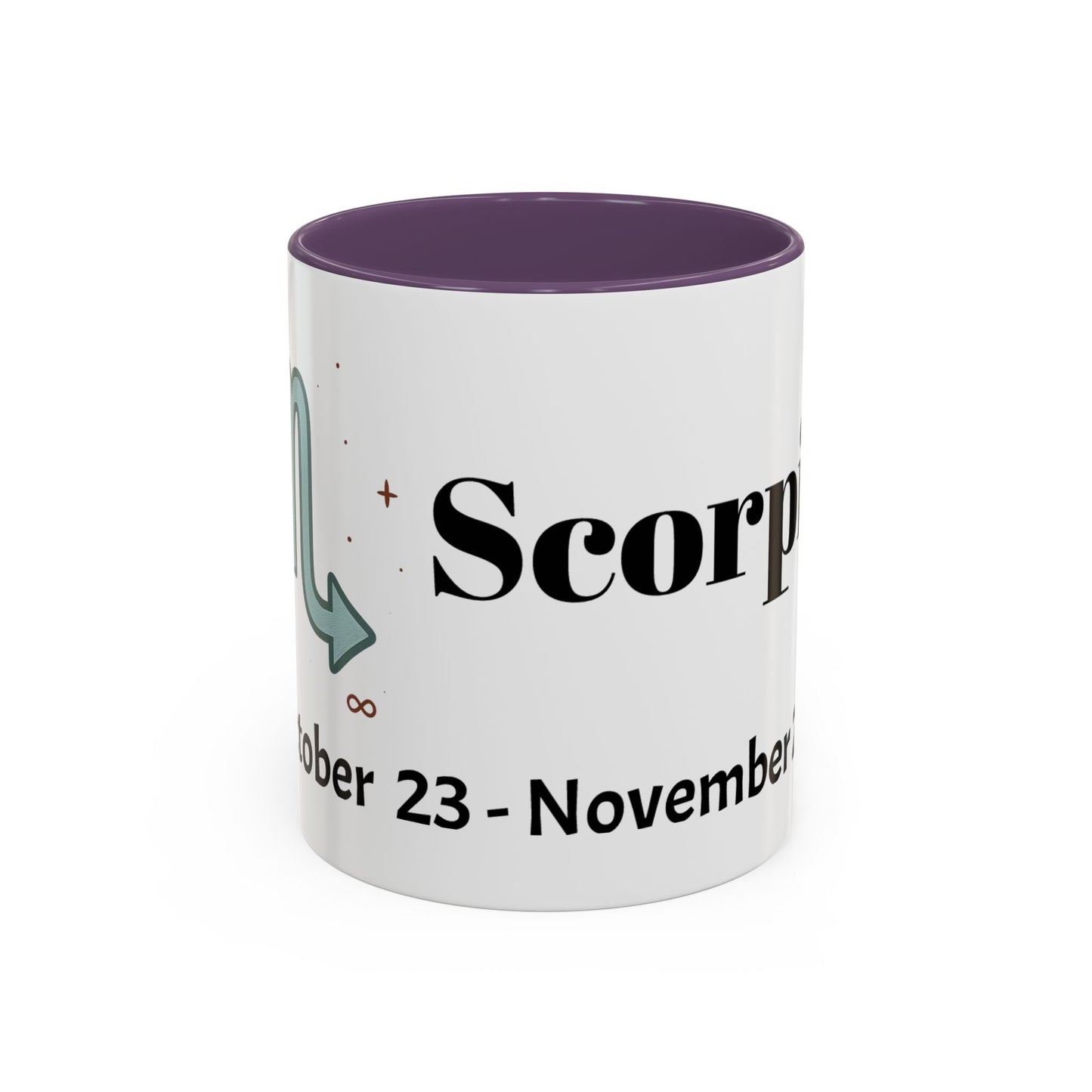 Scorpio Zodiac Coffee Mug - Astrology Gift, Horoscope Mug, Black Accent, Astrology Lover, Personalized Coffee Cup