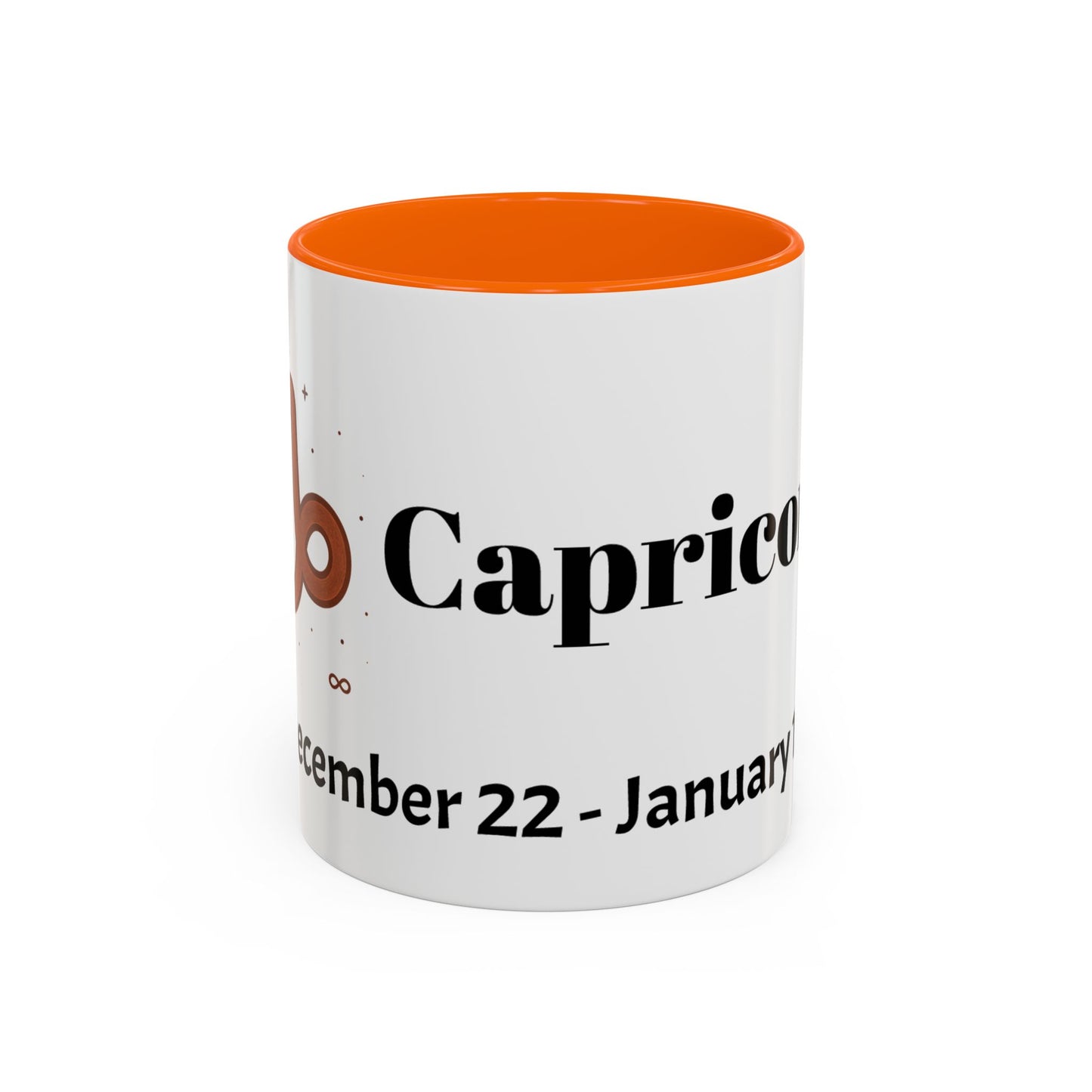 Capricorn Zodiac sign Accent Coffee Mug, Zodiac Gift, Astrology Mug, Horoscope Decor, Perfect for Birthdays & Holidays
