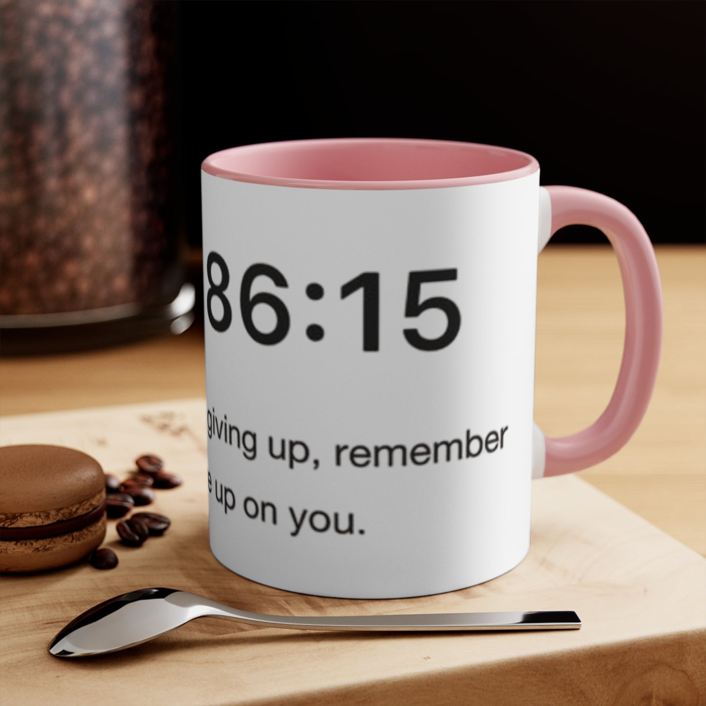 Inspirational Psalms Mug, Coffee Cup Motivational Gift, Christian Tea Mug, Faith-Based Home Decor, Encouraging Psalm 86:13